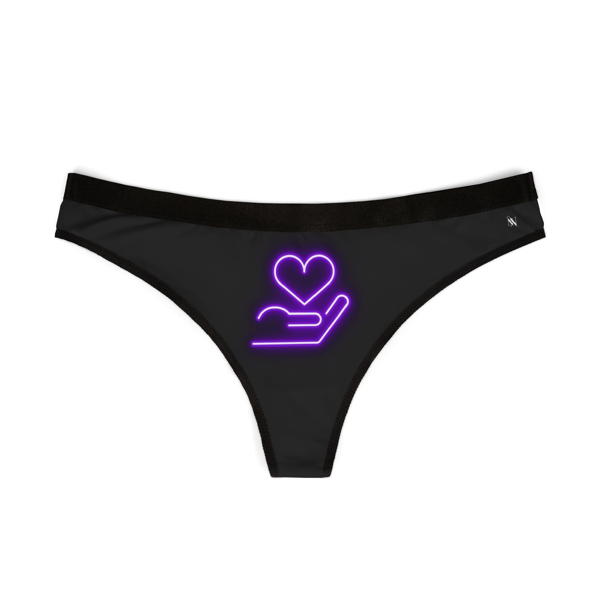 My Purple Heart in Your Hand | Mix & Match Women’s Fun-Flirty Lovers’ Thongs