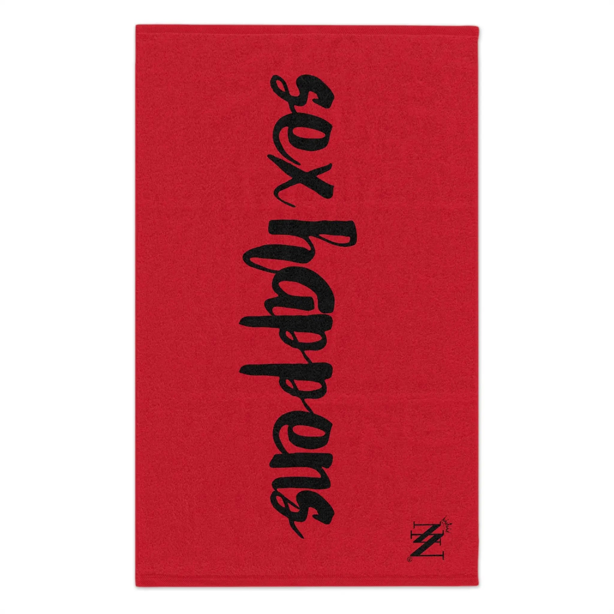 Sex Happens Red | Mix & Match Soft Fun-Flirty Lovers’ Towels