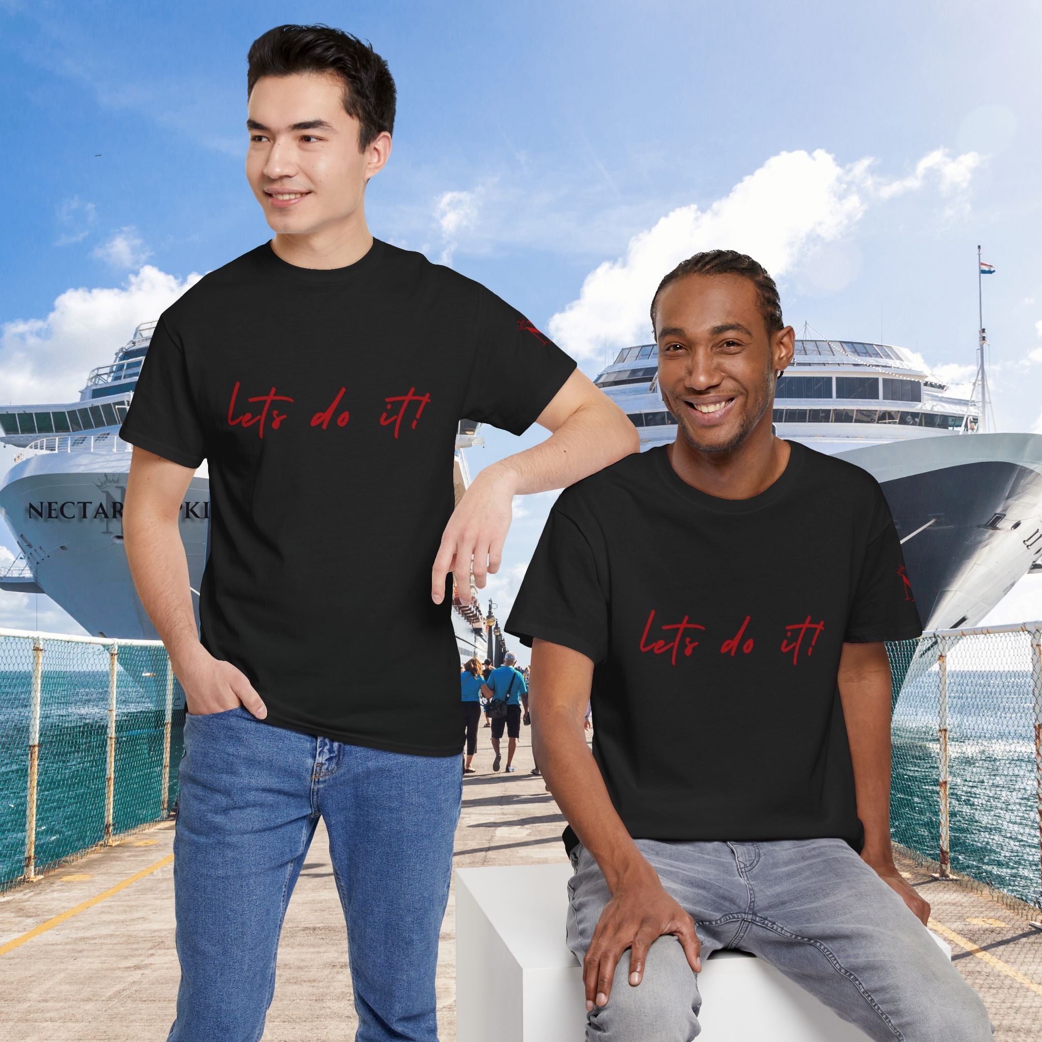 Let’s Do It! | Mix & Match 100% Cotton Unisex Fun-Flirty Lovers’ Tees