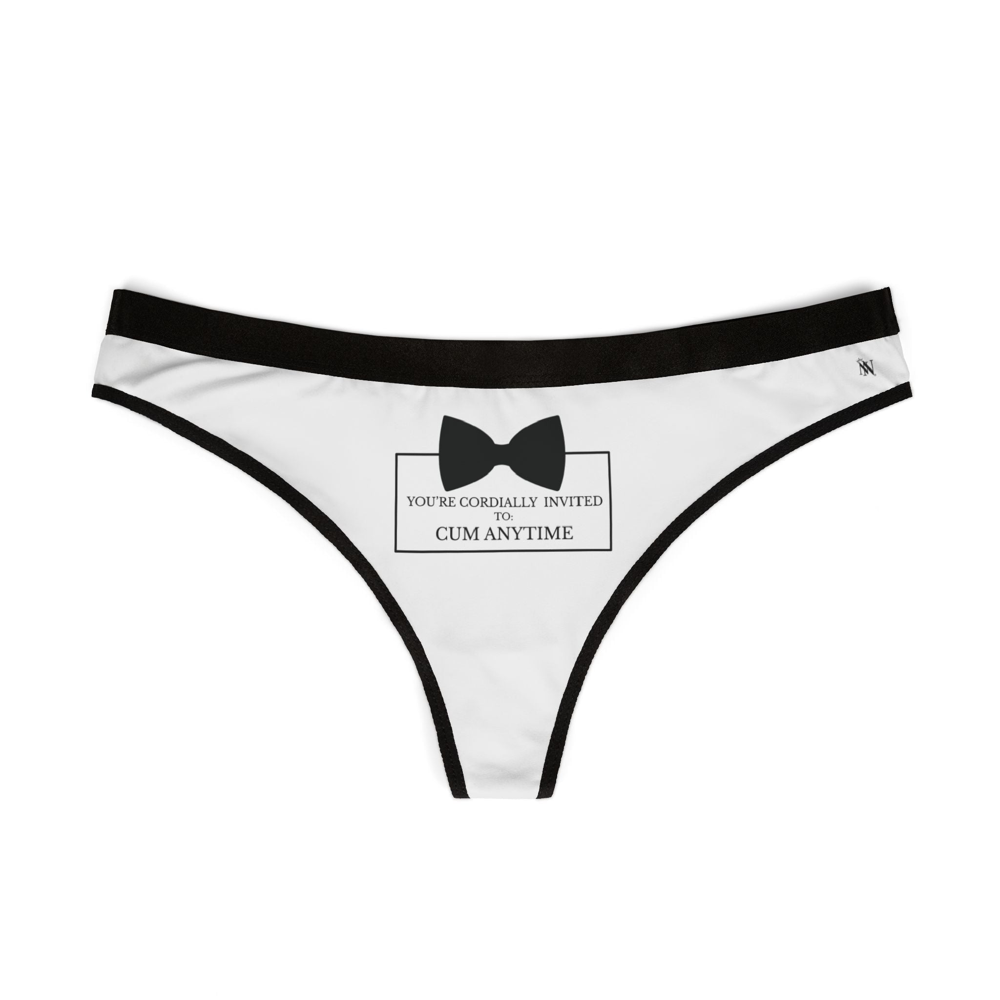 Cordially Invited Cum | Mix & Match Women’s Fun-Flirty Lovers’ Thongs