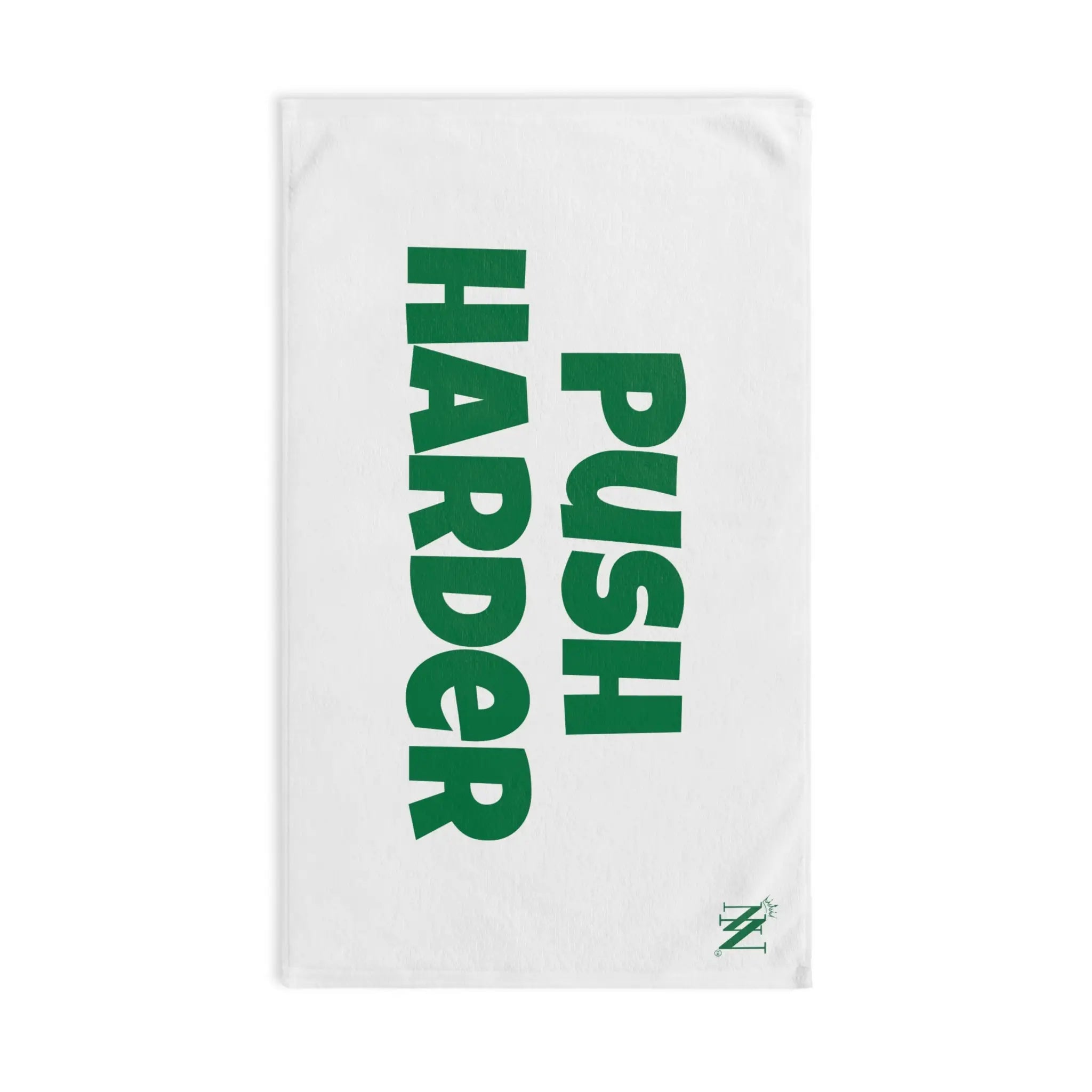 Push Harder Green | Mix & Match Original Fun-Flirty Lovers’ Towels