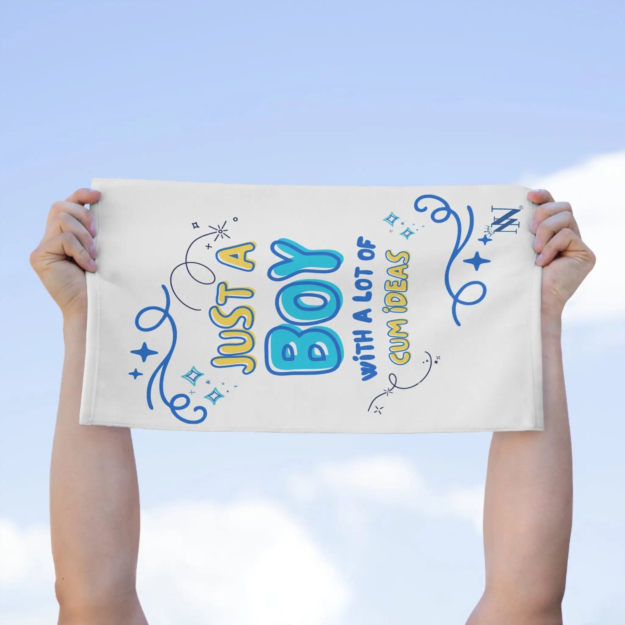 Just a Boy Cum Ideas Sex Towel