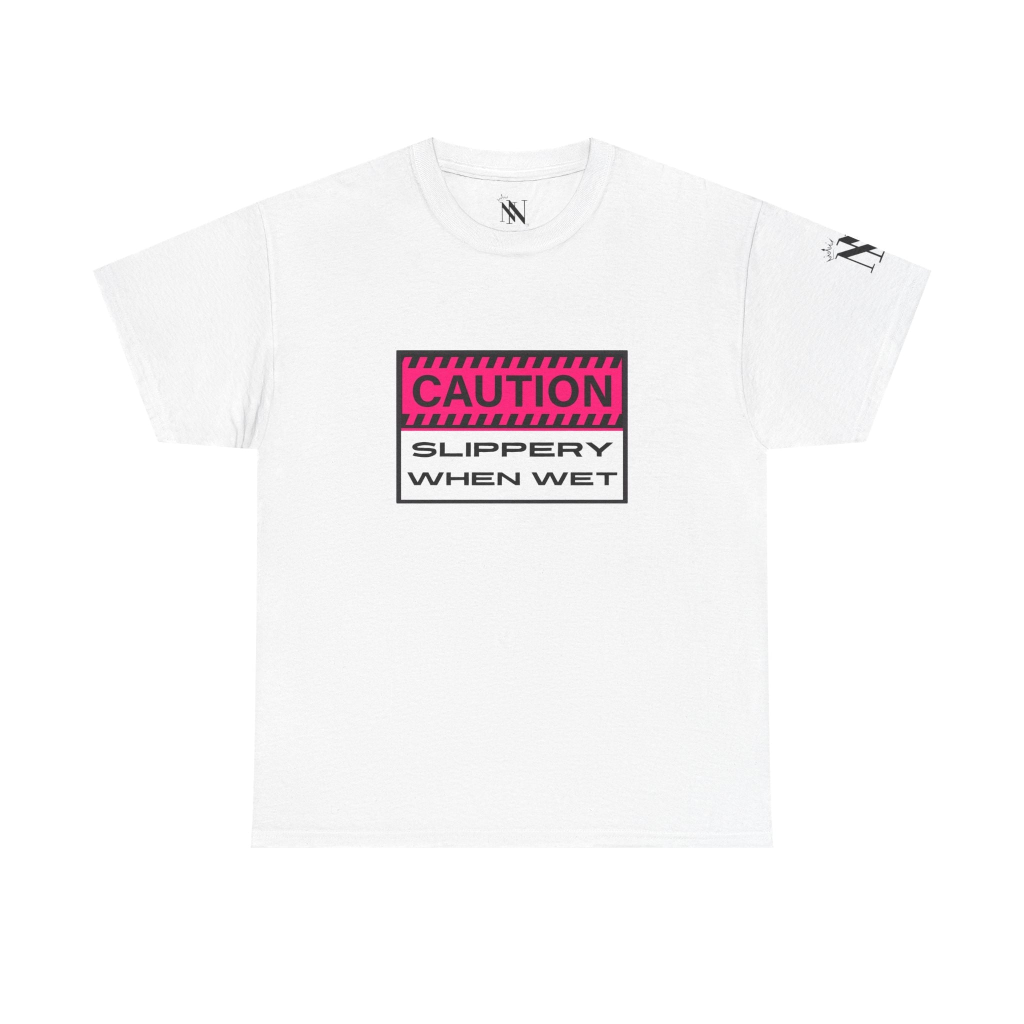 Caution Slippery When Wet | Mix & Match 100% Cotton Unisex Fun-Flirty Lovers’ Tees
