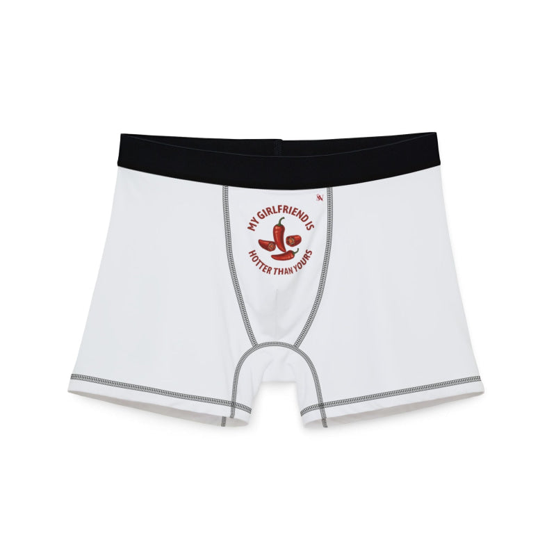 My Girlfriend is Hotter Than Yours Pepper | Mix & Match Men’s Fun-Flirty Lovers’ Boxer Briefs