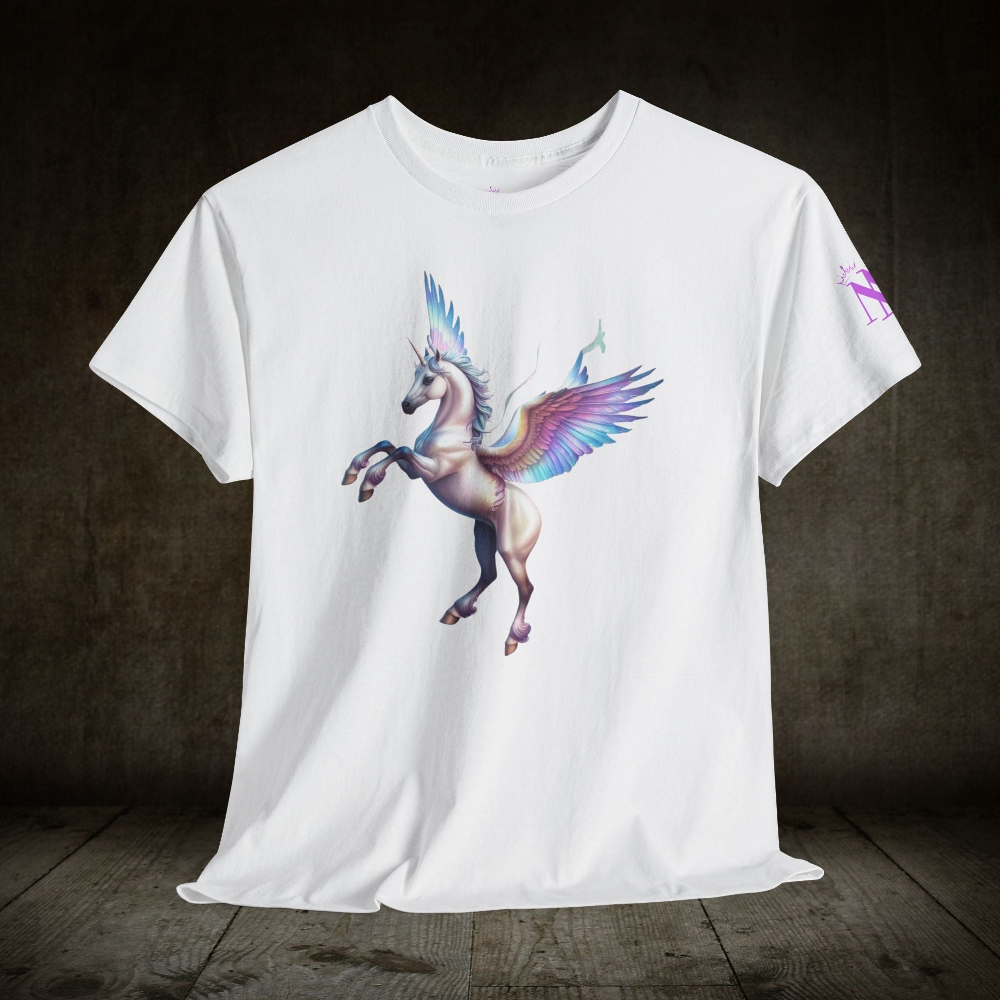 Unicorn with Wings | Mix & Match Cotton Unisex Fun-Flirty Lovers’ Tees