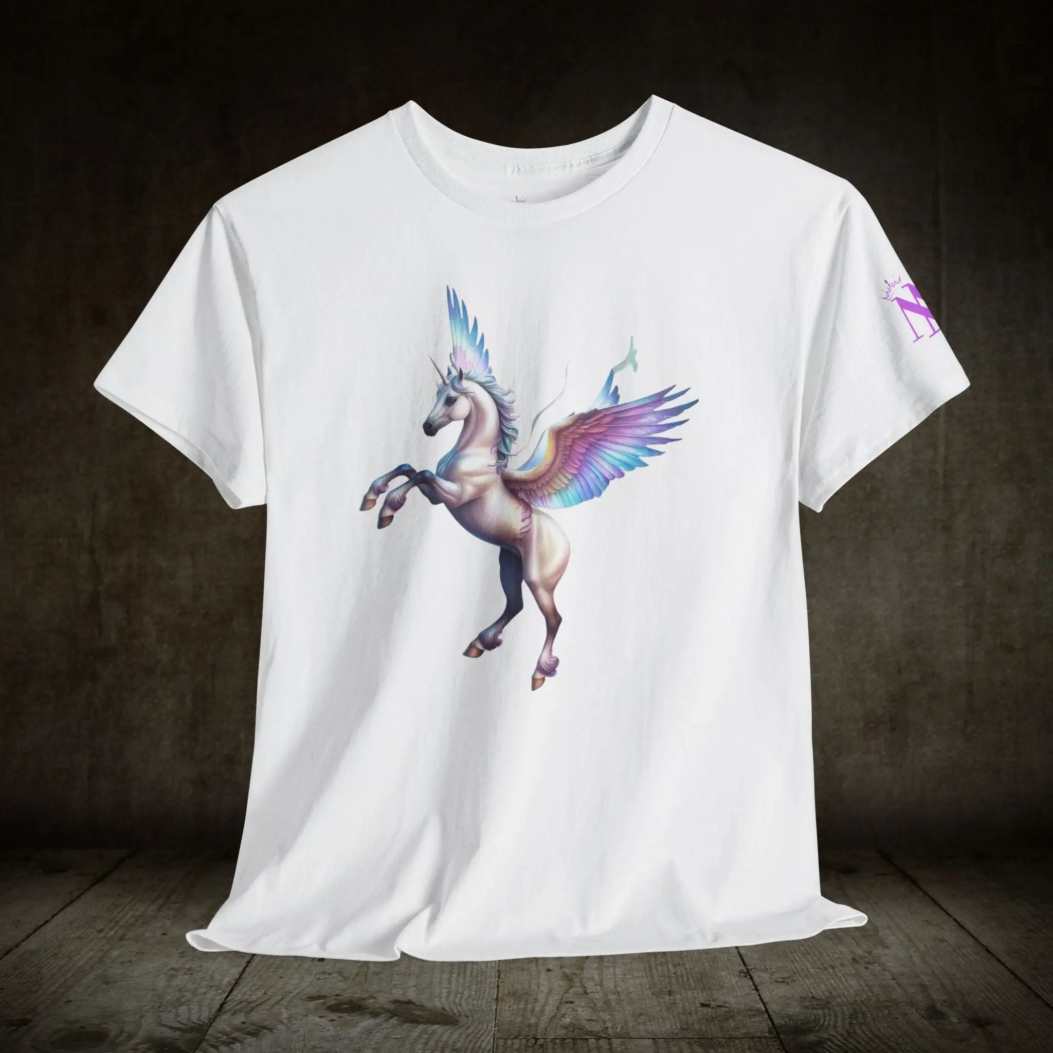 Unicorn with Wings | Mix & Match Cotton Unisex Fun-Flirty Loversโ Tees