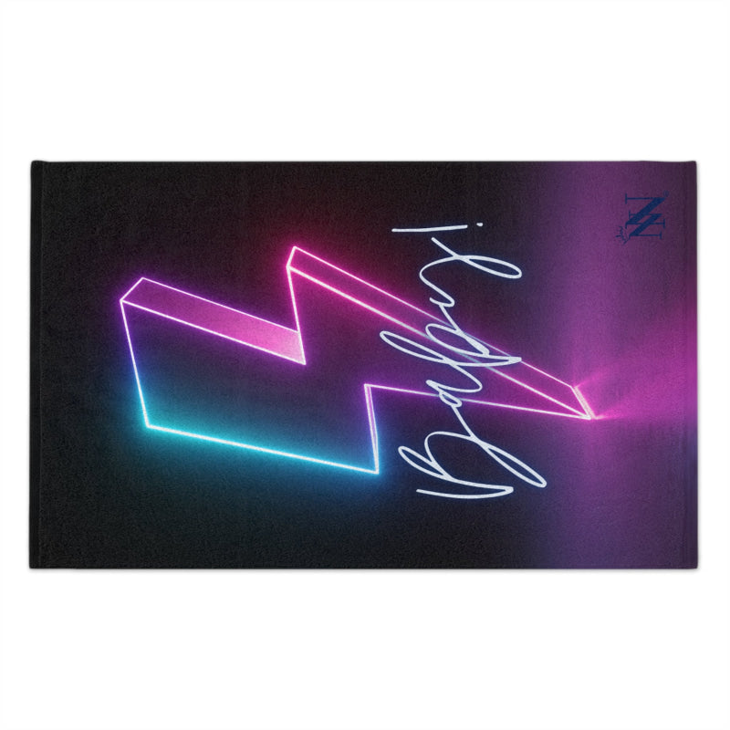 Electric Baby! Graphic | Mix & Match Soft Fun-Flirty Lovers’ Towels