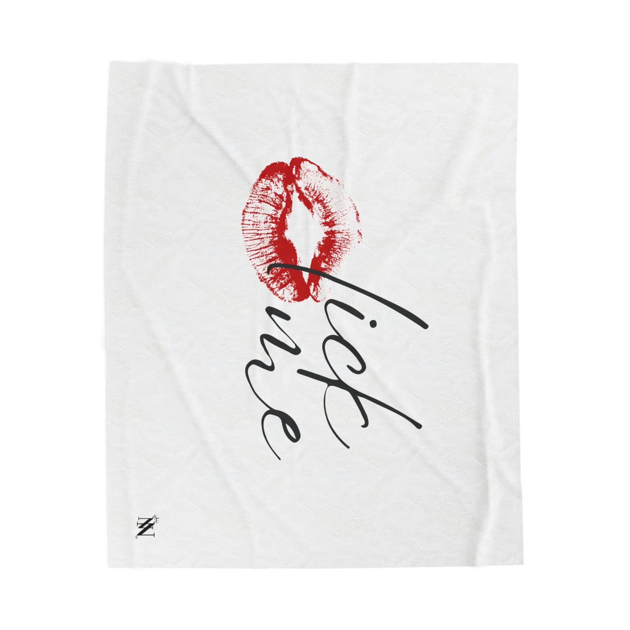Lick Me with a Kiss Romantic Gifts Love Blanket