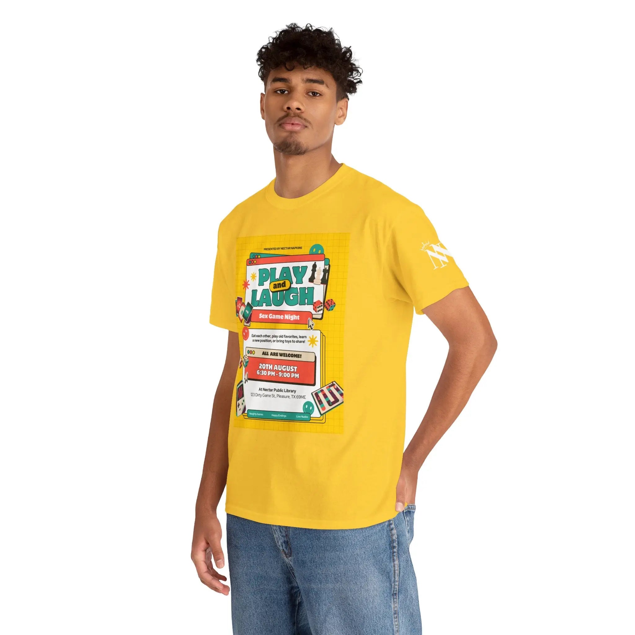 Sex Game Night | Mix & Match 100% Cotton Unisex Fun-Flirty Lovers’ Tees