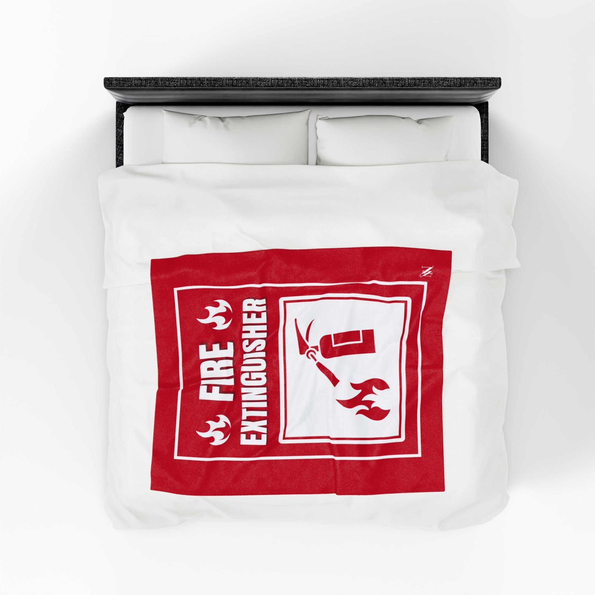 Fire Extinguisher | Mix & Match Velveteen Fun-Flirty Lovers’ Blankets