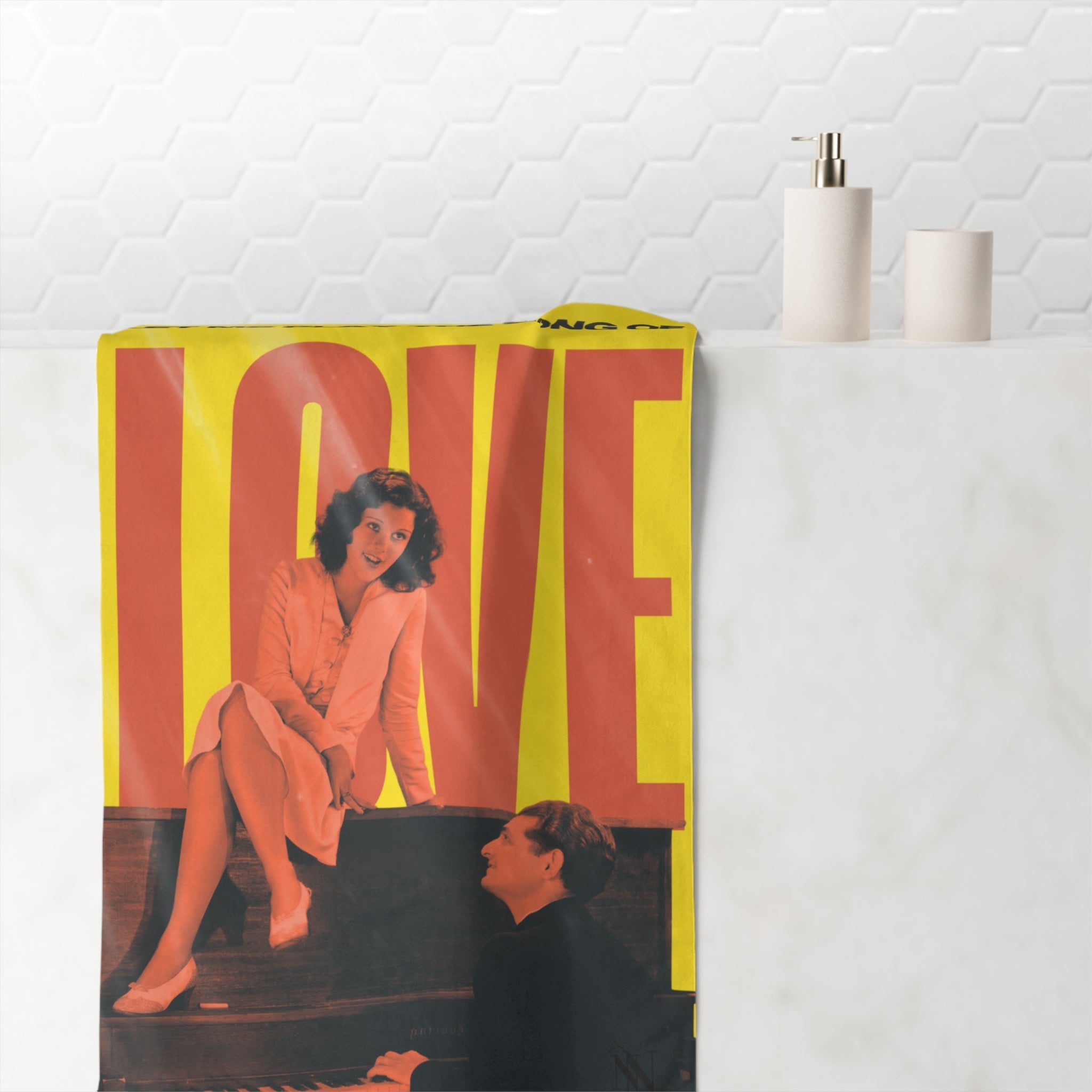 Let Me Play the Song of Love | Mix & Match XL Fun-Flirty Lovers’ Towels