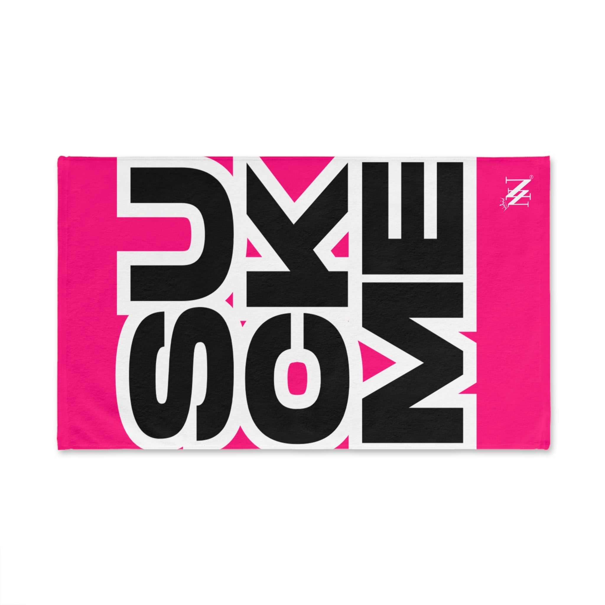 SUCK ME Block Letter Signature Pink Cum Towel