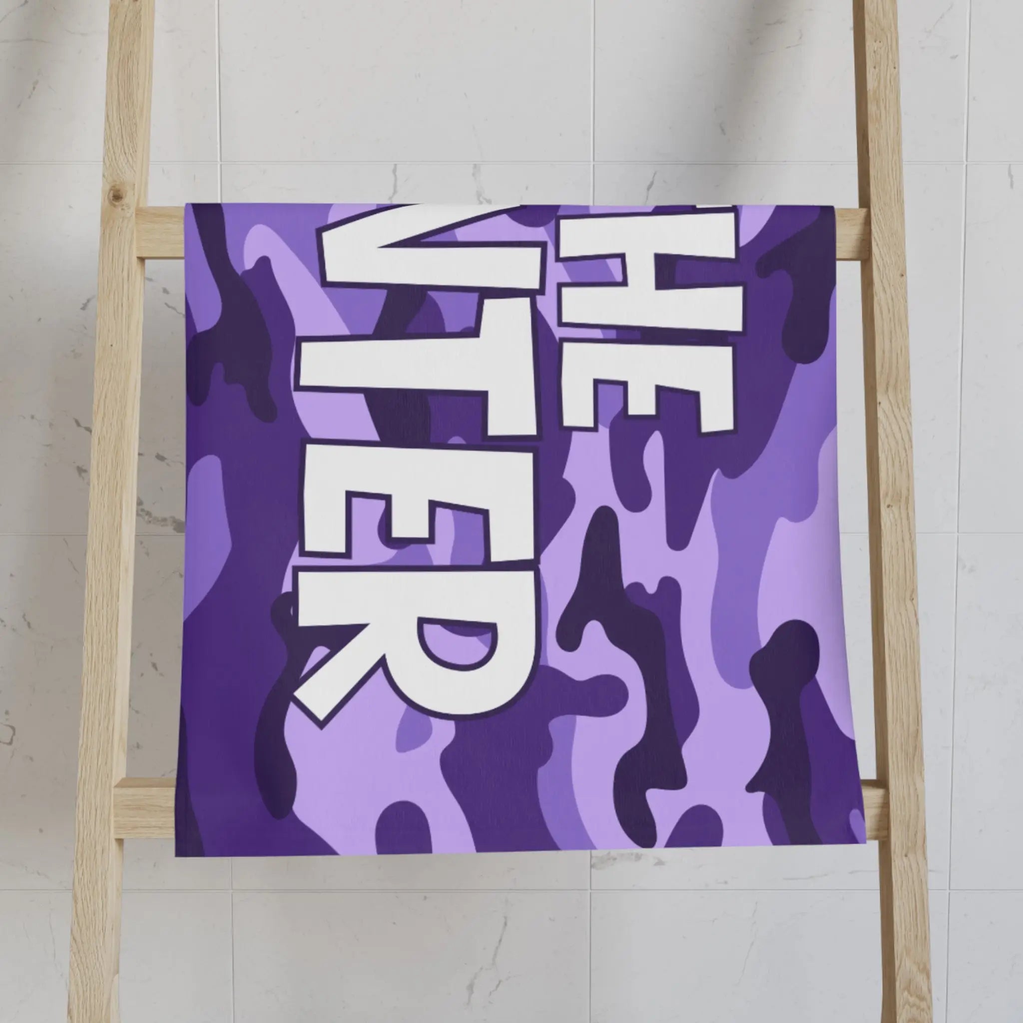 The Hunter Purple Camo Cum Towel
