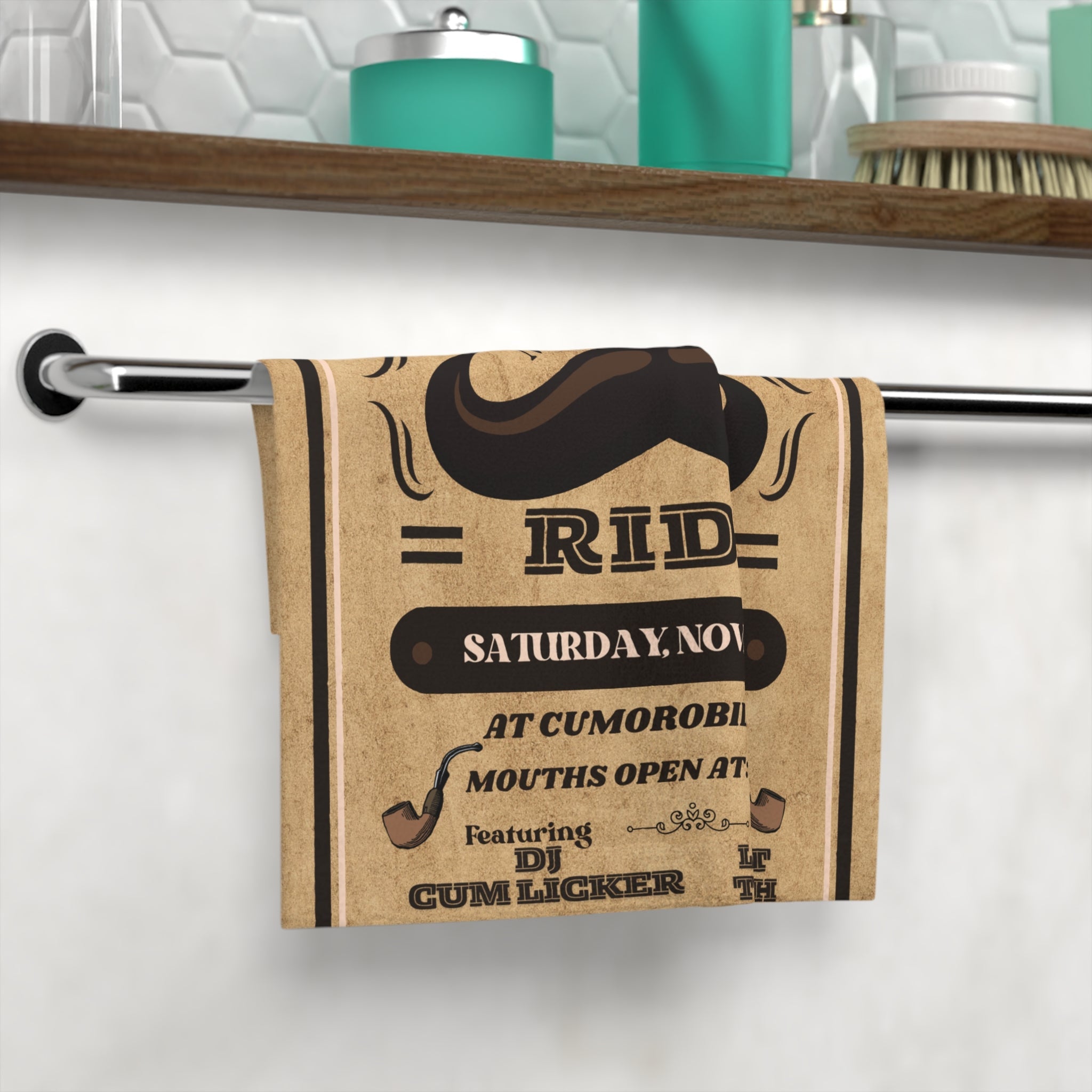 Mustache Ride | Mix & Match Lils’ Fun-Flirty Lovers’ Towels