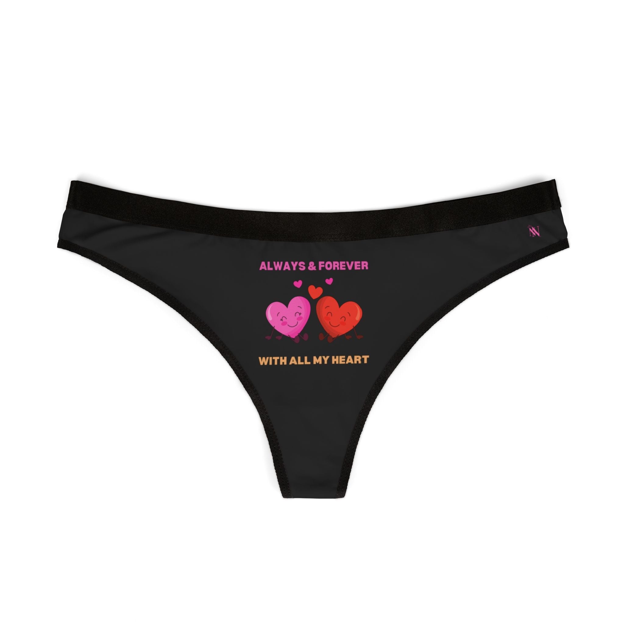 With All My Heart | Mix & Match Women’s Fun-Flirty Lovers’ Thongs