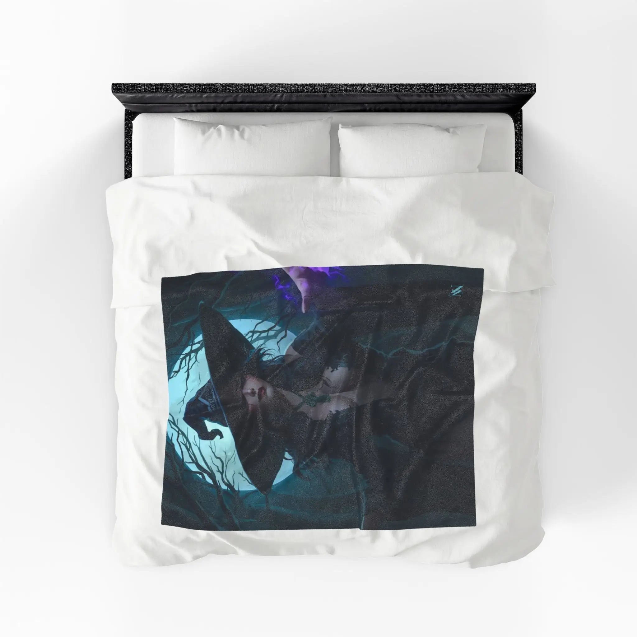 Gothic Witch Fantasy Women Couple Gifts Sexy Lovers’ Silky Soft Blanket
