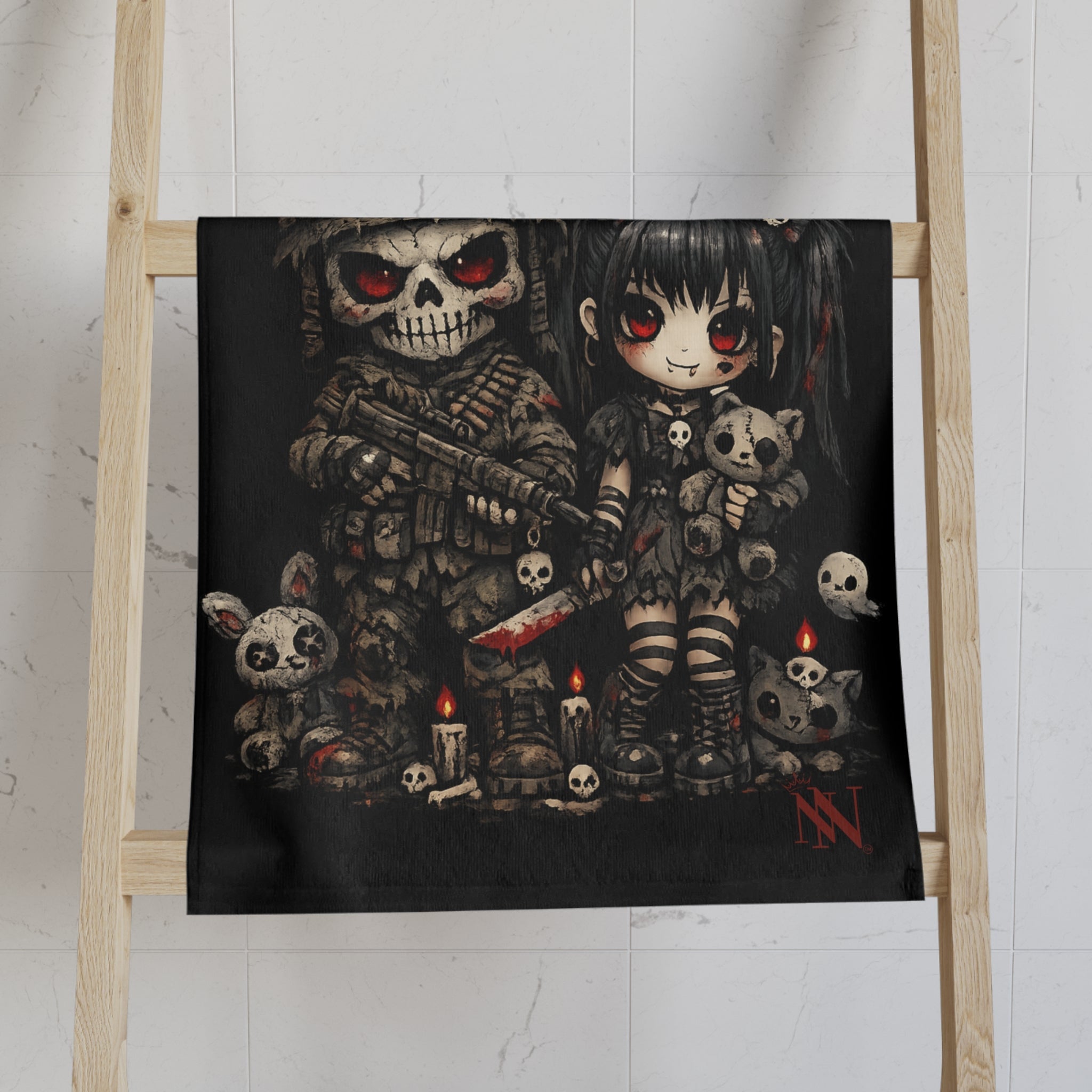 Army of Me Gothic Cum Towel