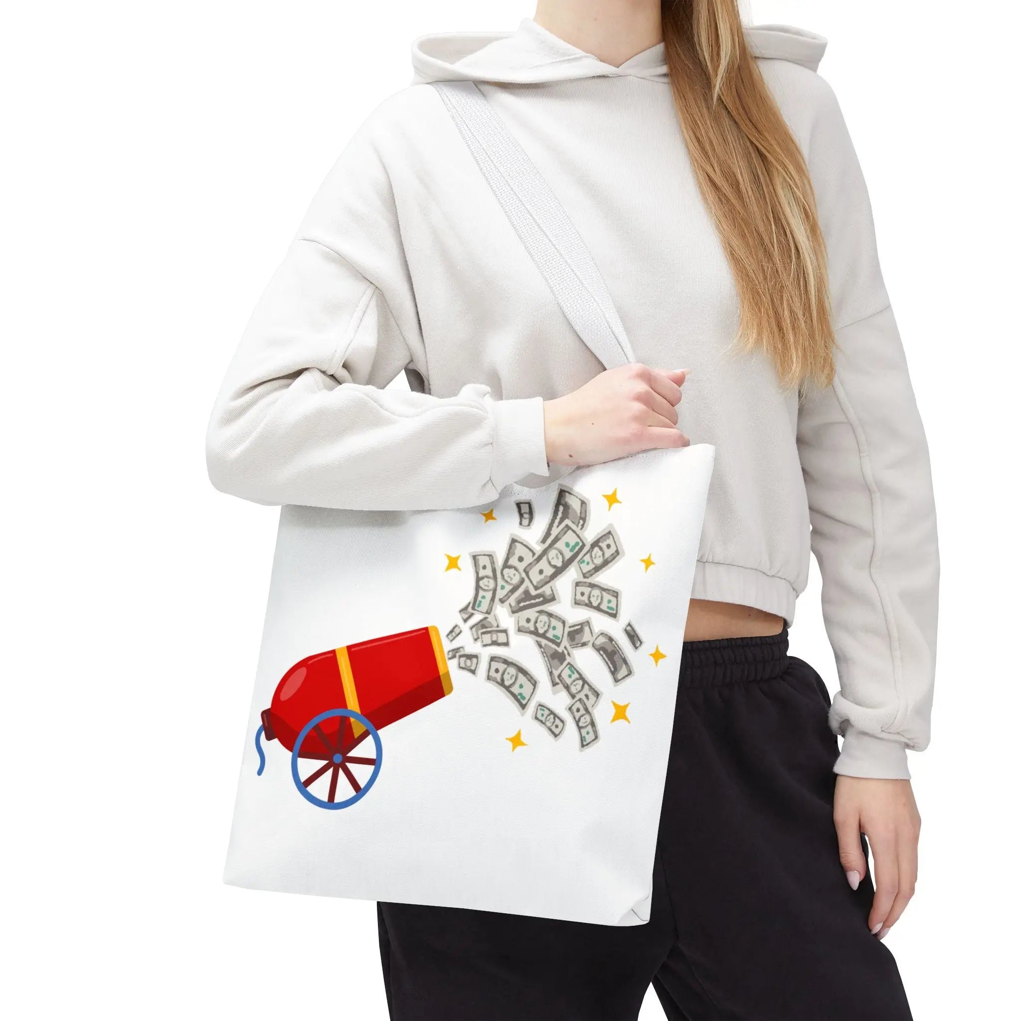 Money Shot Cannon Emoji | Mix & Match Fun-Flirty Lovers’ Totes