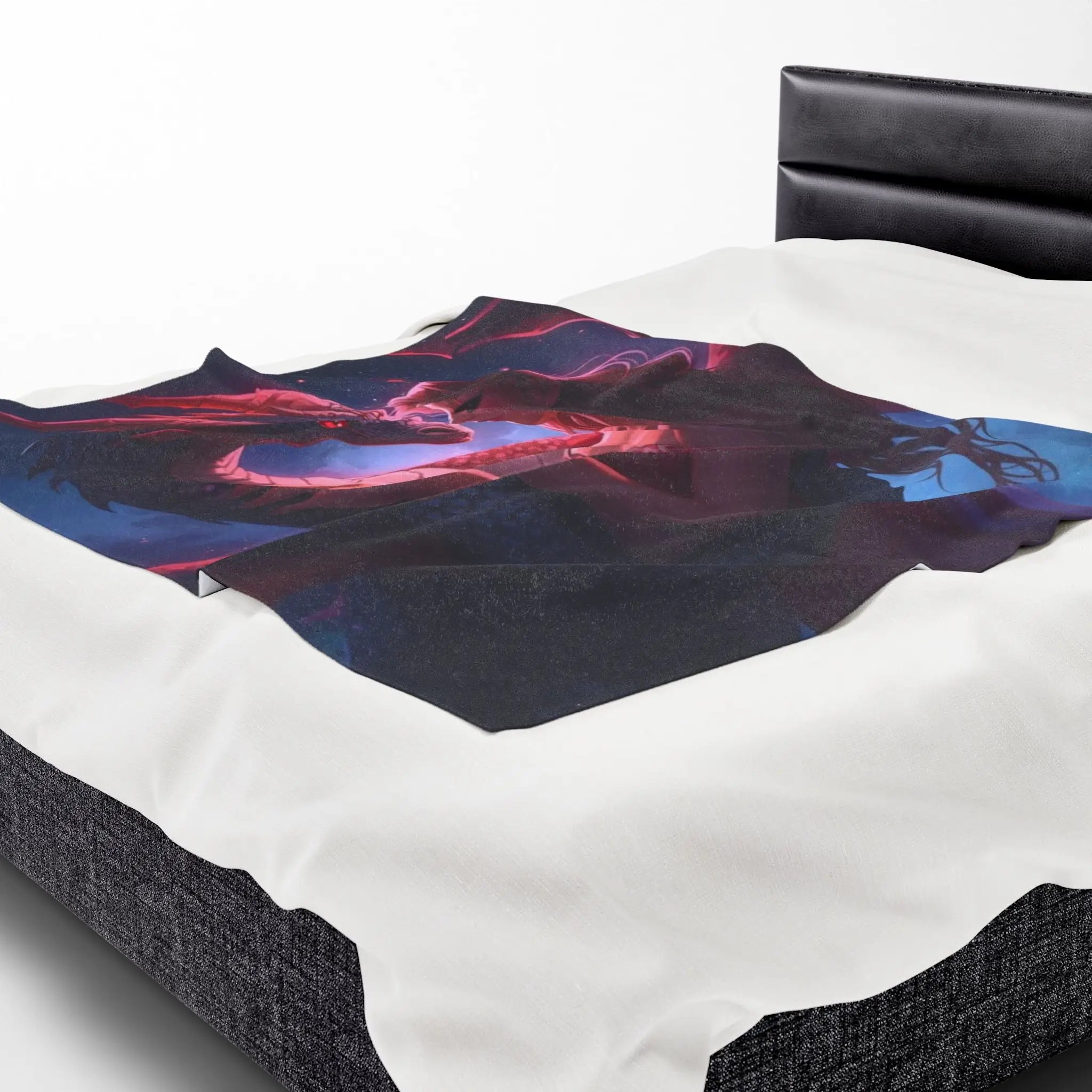 Elf’s Pet Dragon Fantasy | Mix & Match Soft Fun-Flirty Lovers’ Blankets