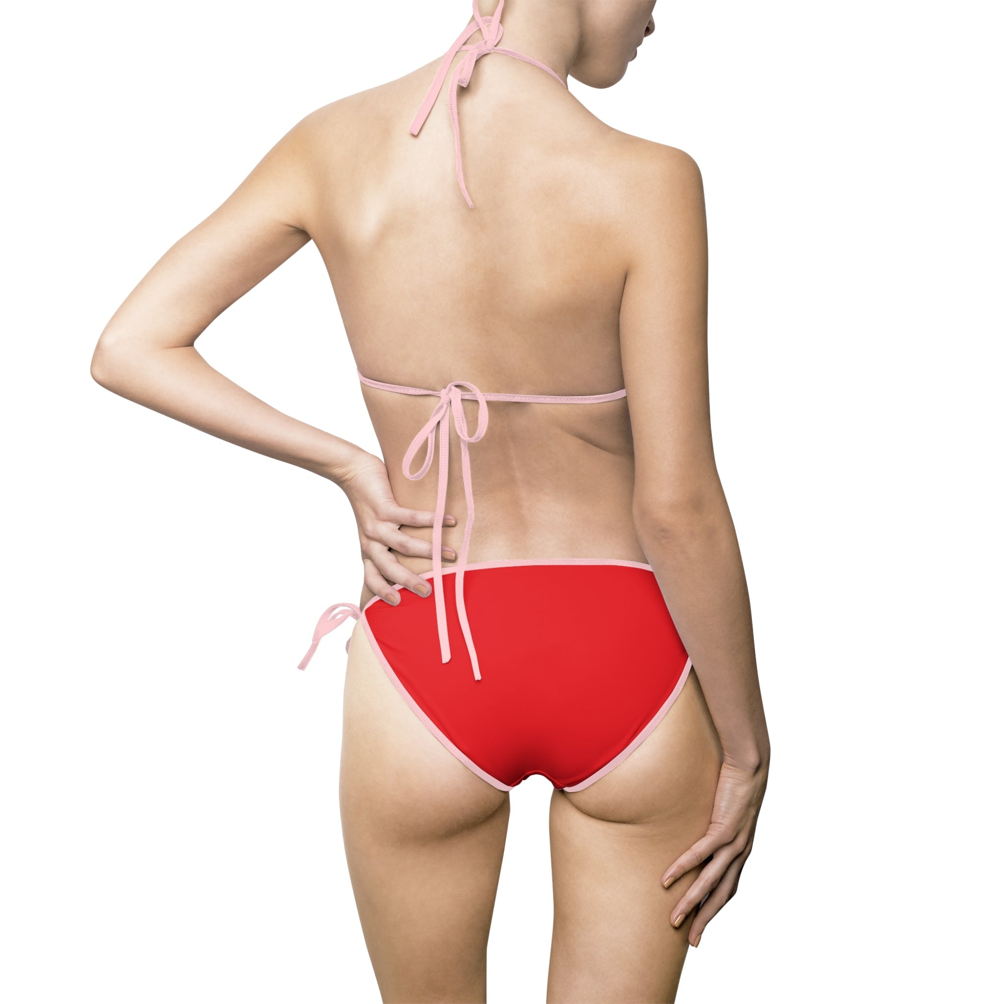 Red Strappy | Mix & Match Fun-Flirty Lovers’ String Bikinis