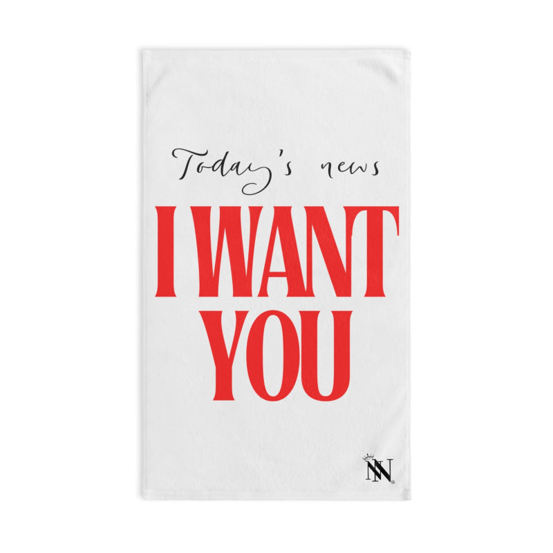Today’s News I Want You | Mix & Match Classic Fun-Flirty Lovers’ Towels