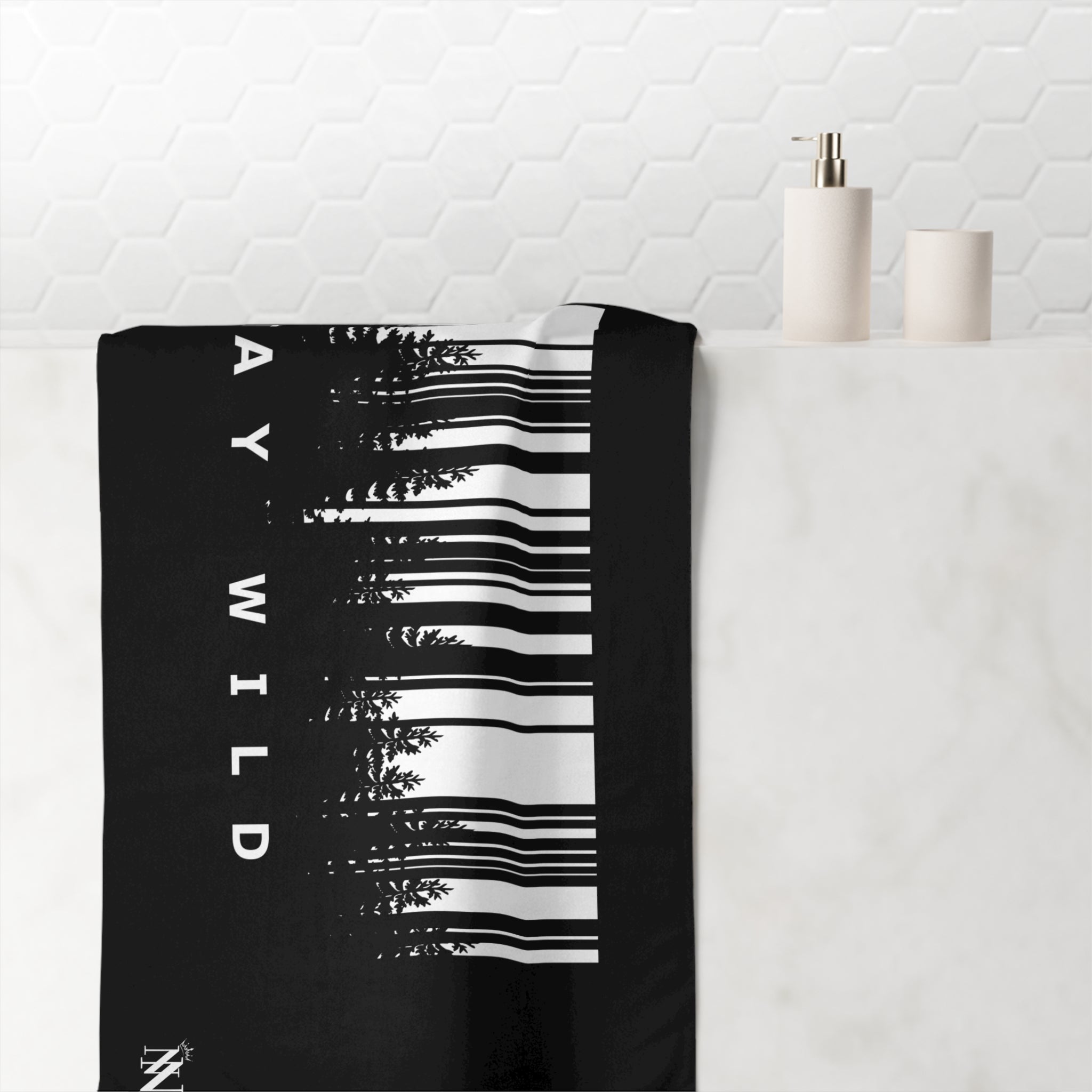 Stay Wild Scene | Mix & Match XL Fun-Flirty Lovers’ Towels