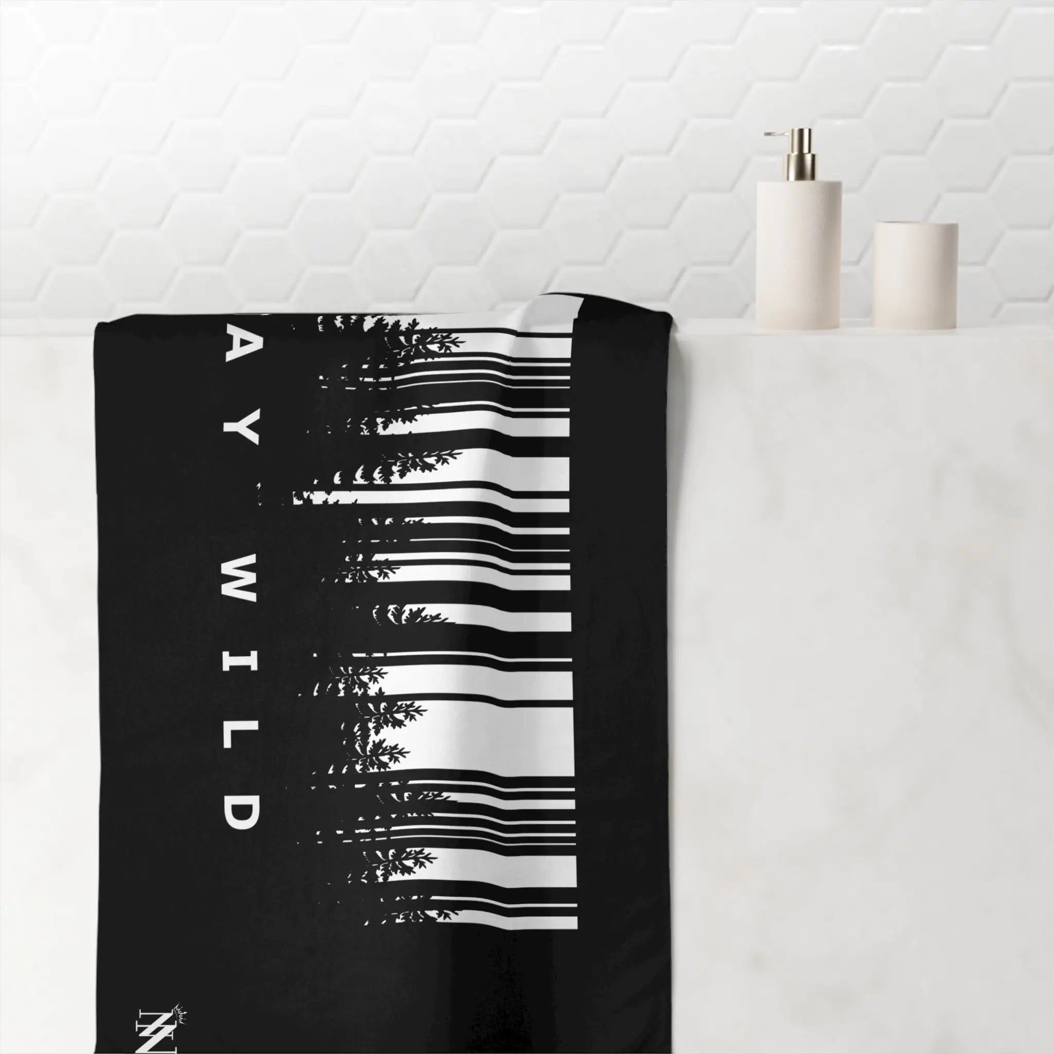 Stay Wild Scene | Mix & Match XL Fun-Flirty Lovers’ Towels
