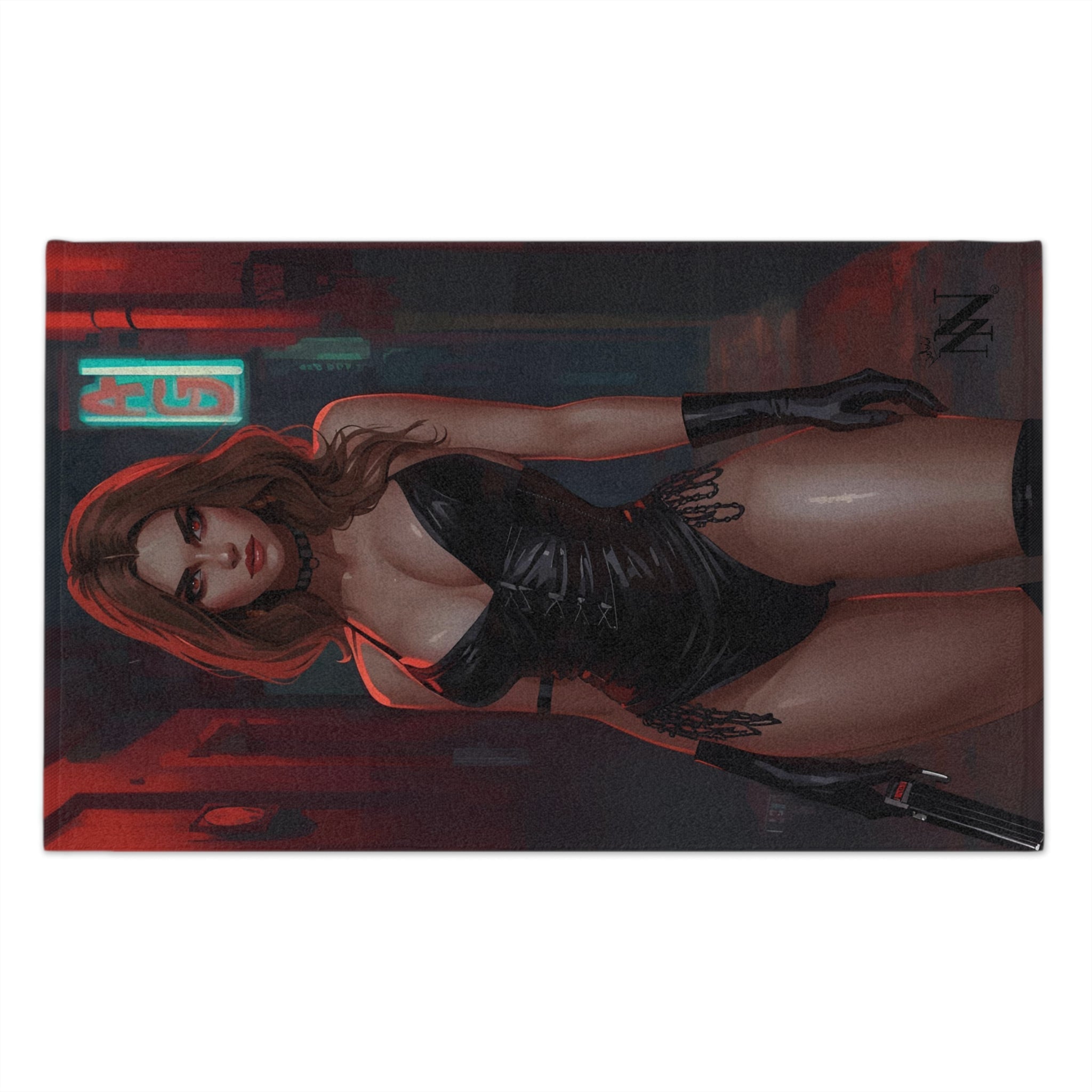 Sexy Domme Graphic | Mix & Match Soft Fun-Flirty Lovers’ Towels