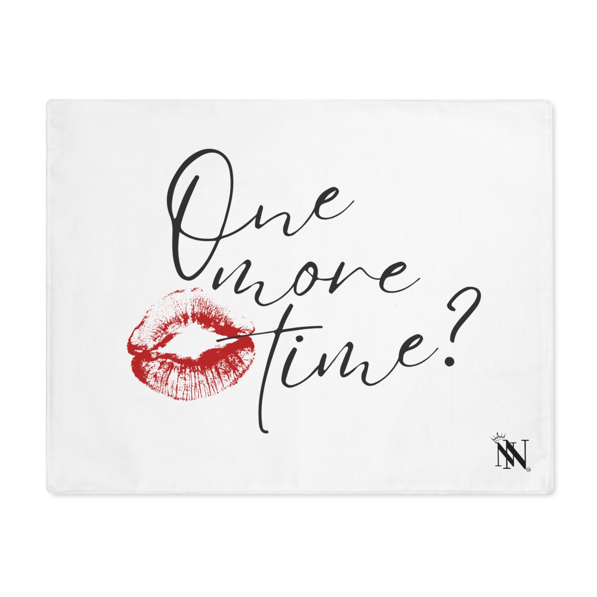 One More Time? with a Kiss Adult Sex Gifts Toys Mat
