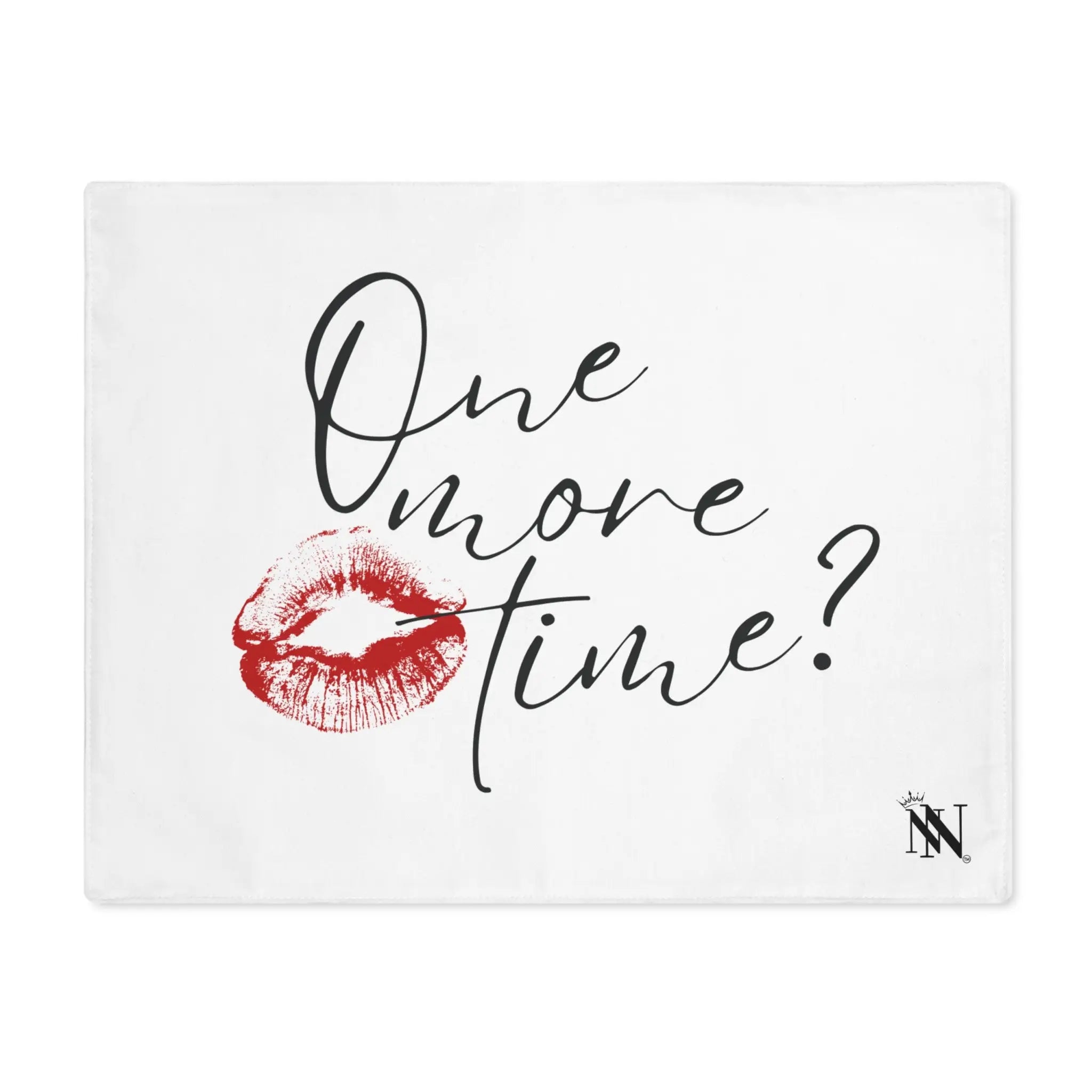 One More Time? with a Kiss Adult Sex Gifts Toys Mat