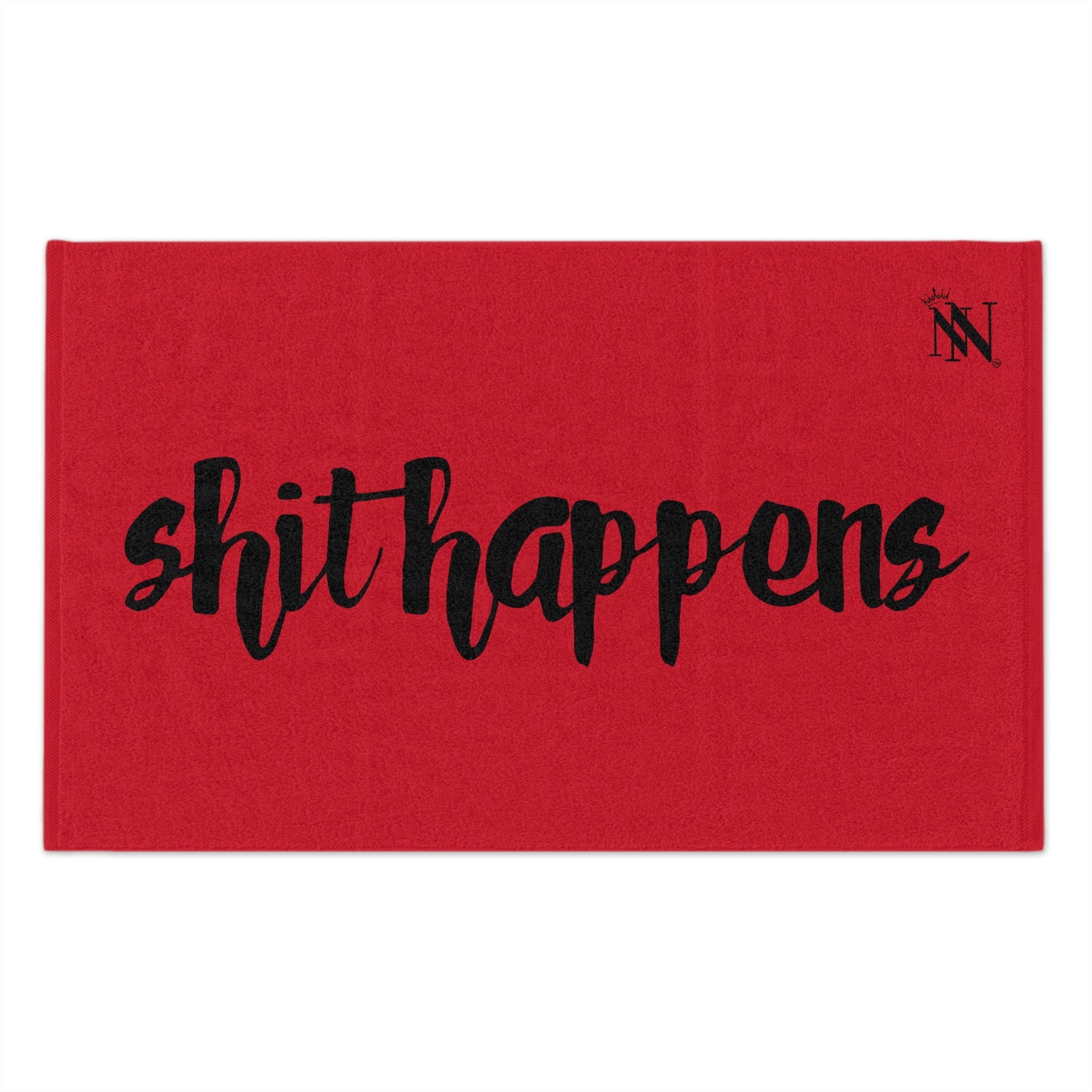 Shit Happens Red | Mix & Match Soft Fun-Flirty Lovers’ Towels