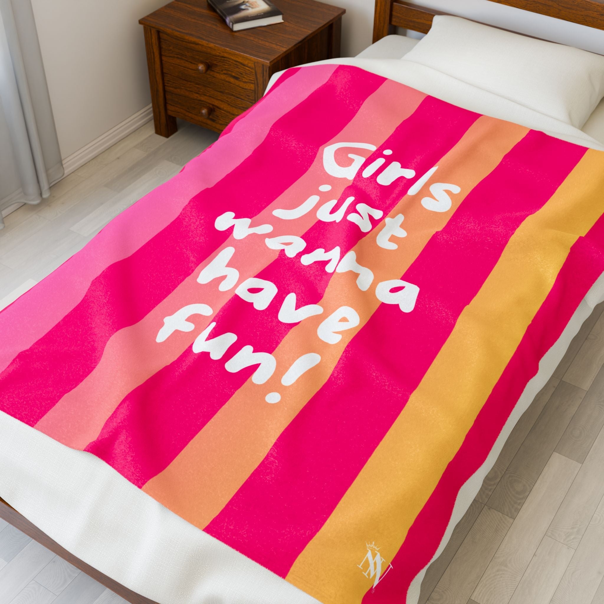 Girls Just Wanna Have Fun! | Mix & Match Soft Fun-Flirty Lovers’ Blankets