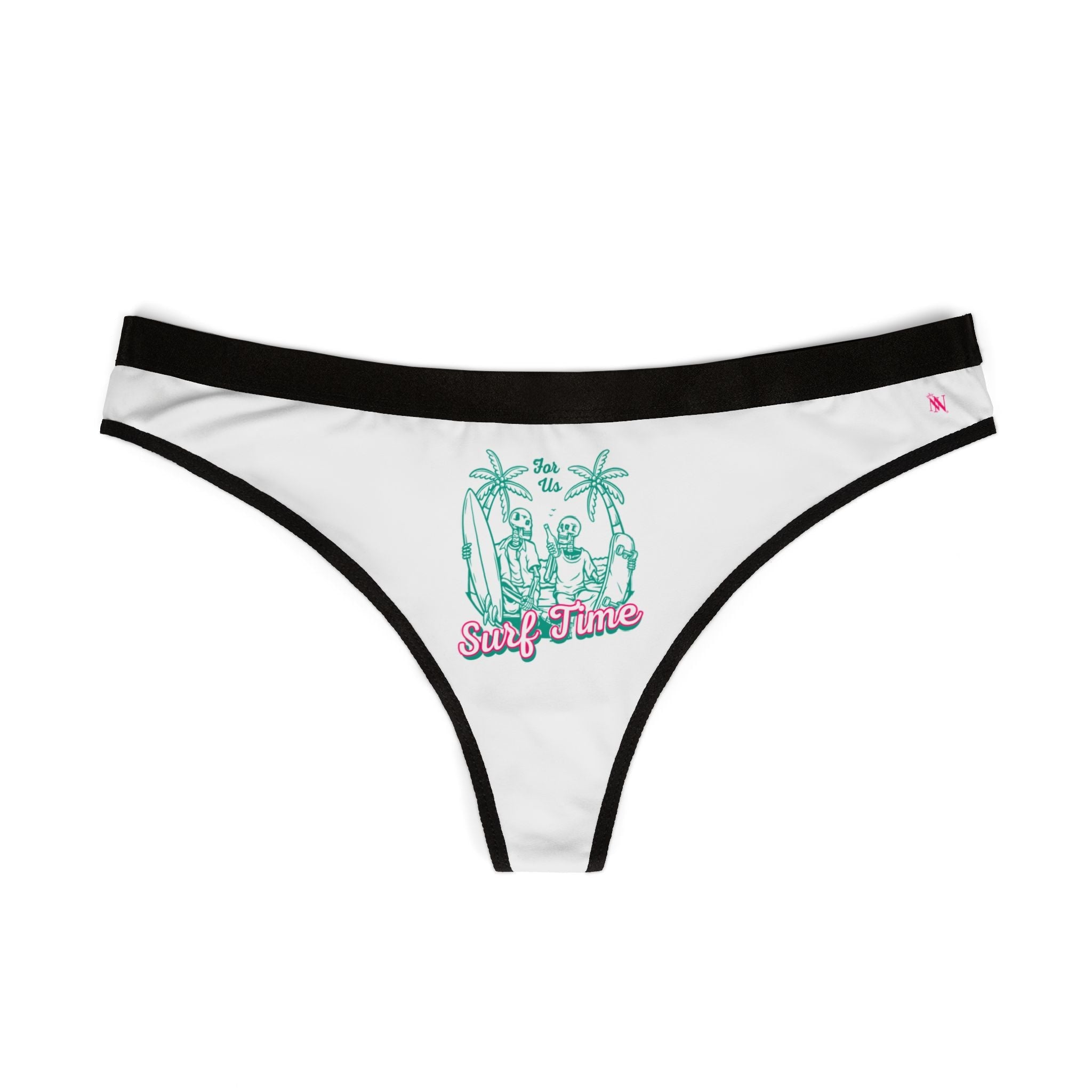Surf Time for Us Sex Gifts Humor Naughty Women’s Thong