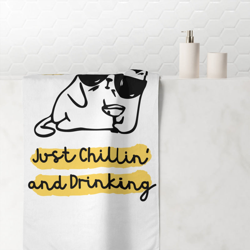 Chillin’ & Drinking | Mix & Match XL Fun-Flirty Lovers’ Towels