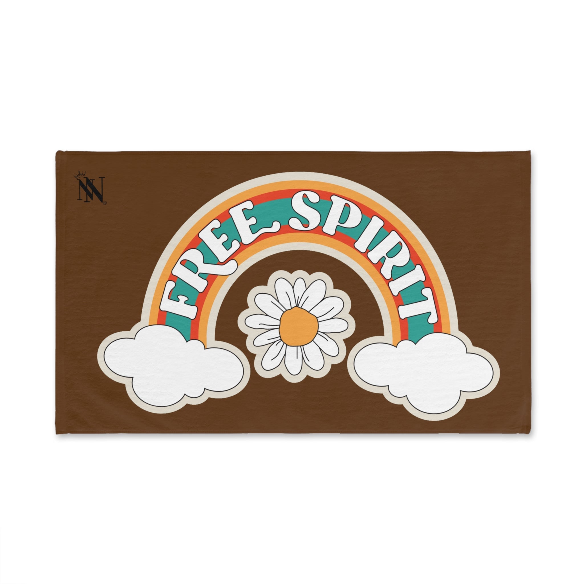Free Spirit Retro Sticker Brown Stay Gold Retro Sticker