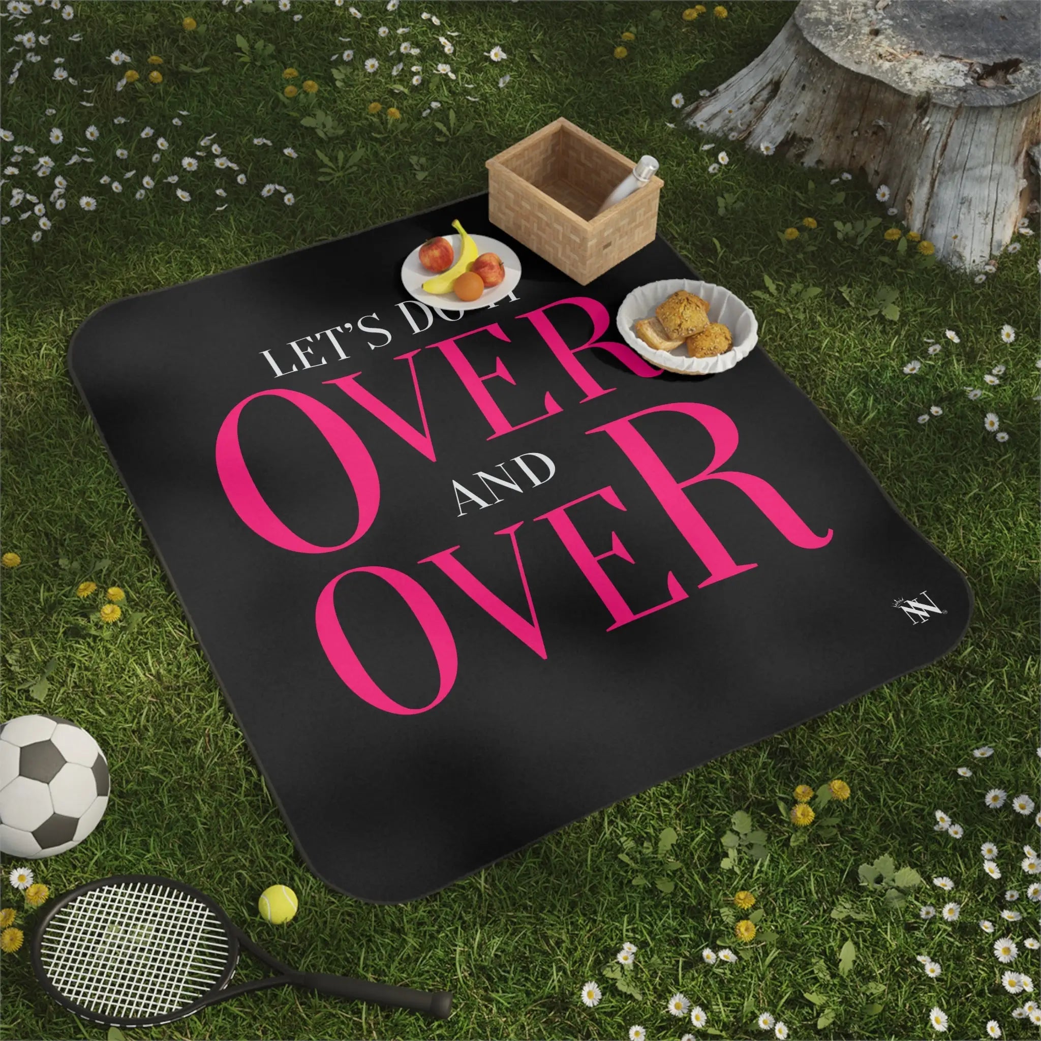 Let’s Do It Over and Over | Mix Match Fun-Flirty Lovers’ Water-Resistant Blankets