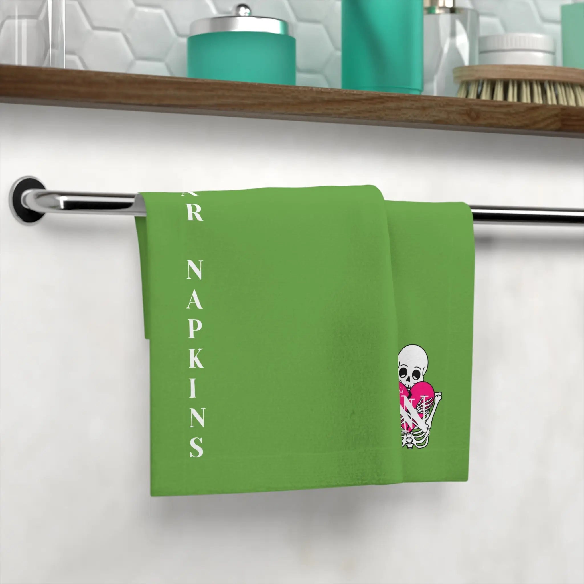 Nectar Napkins Brand Lime Green Microfiber Cum Rag
