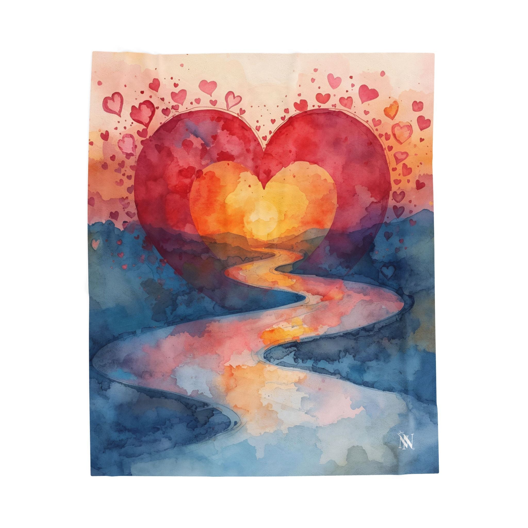 River of Love | Mix & Match Velveteen Fun-Flirty Lovers’ Blankets