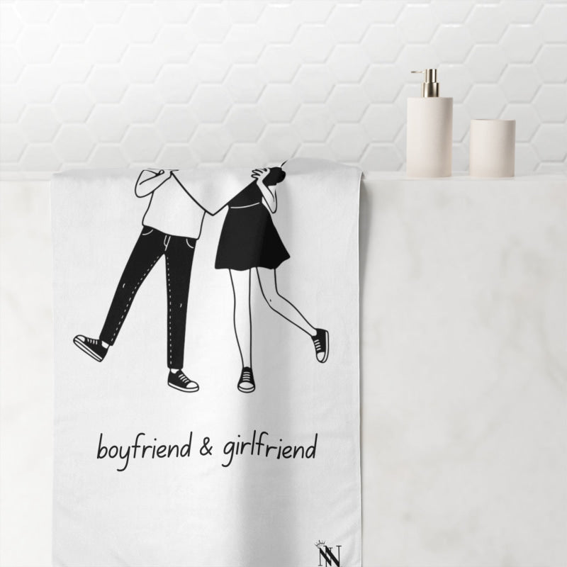 Boyfriend & Girlfriend | Mix & Match XL Fun-Flirty Lovers’ Towels