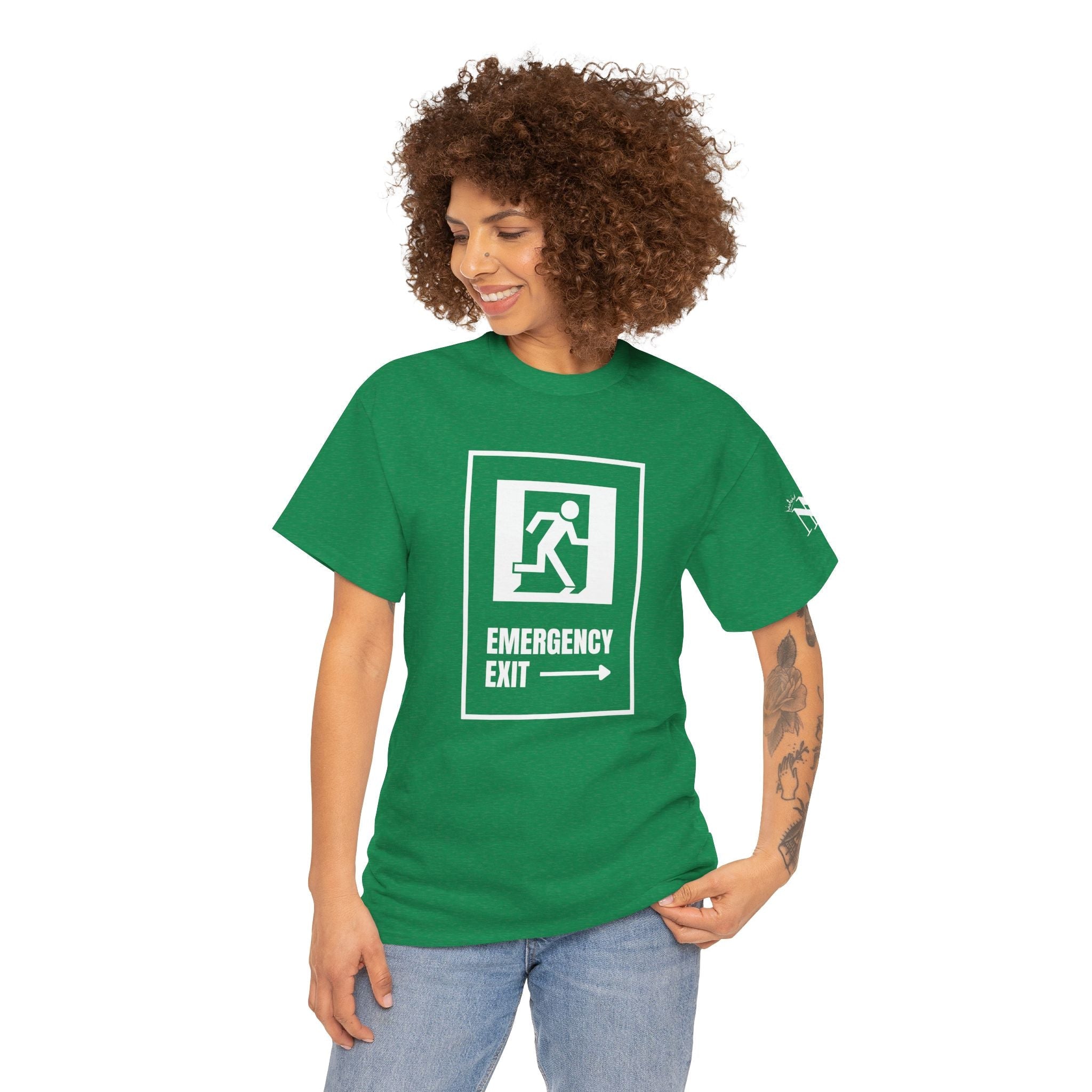 Emergency Exit | Mix & Match Cotton Unisex Fun-Flirty Lovers’ T-Shirts