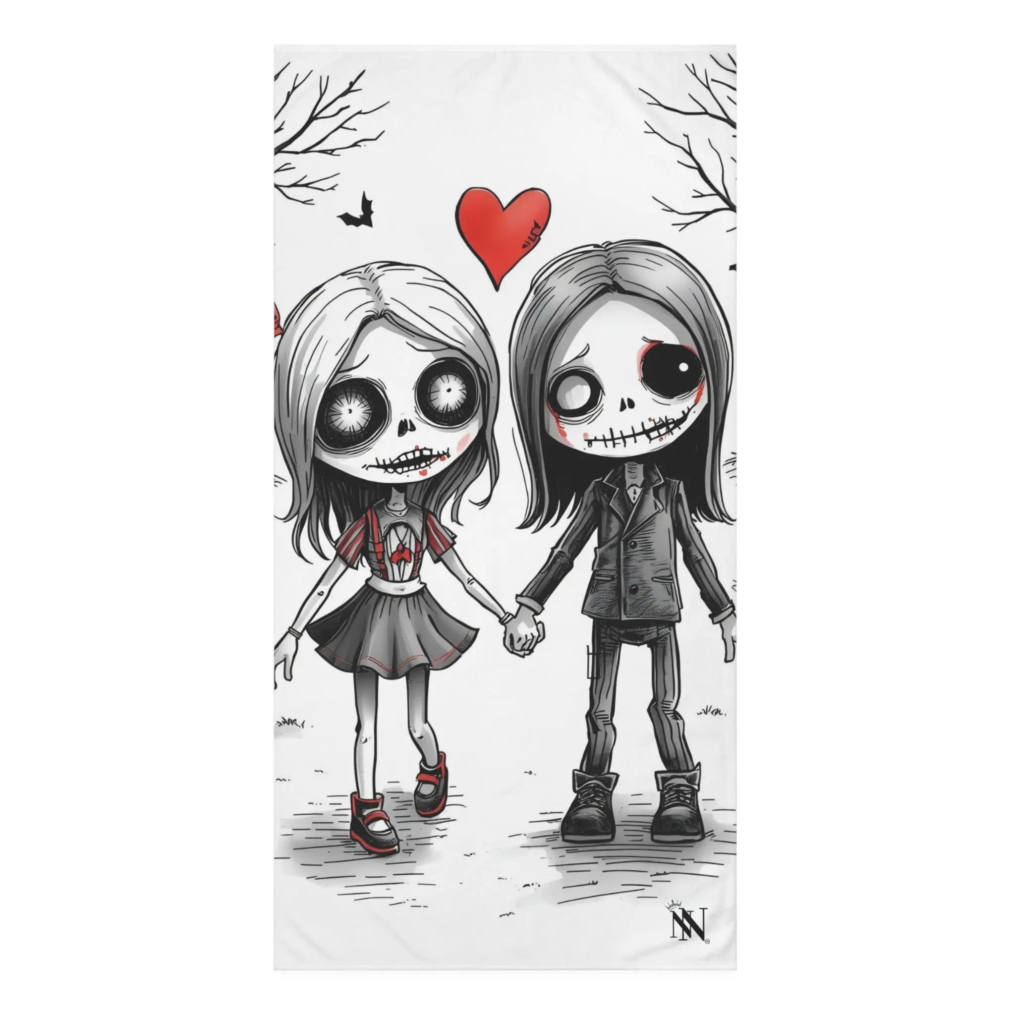 Even in Death | Mix & Match XL Fun-Flirty Lovers’ Towels