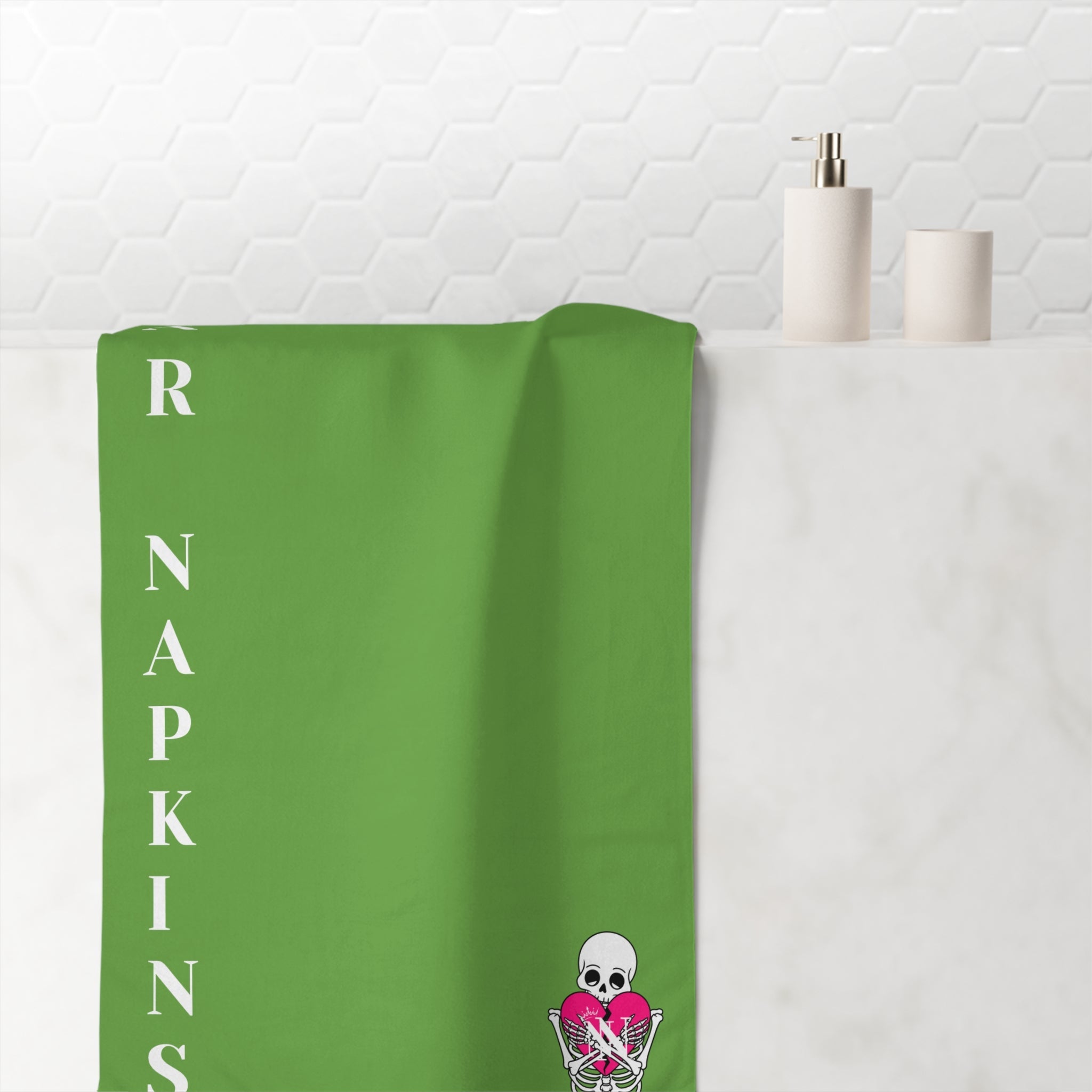 Nectar Napkins Brand Lime Green Over Sized Sex Towel