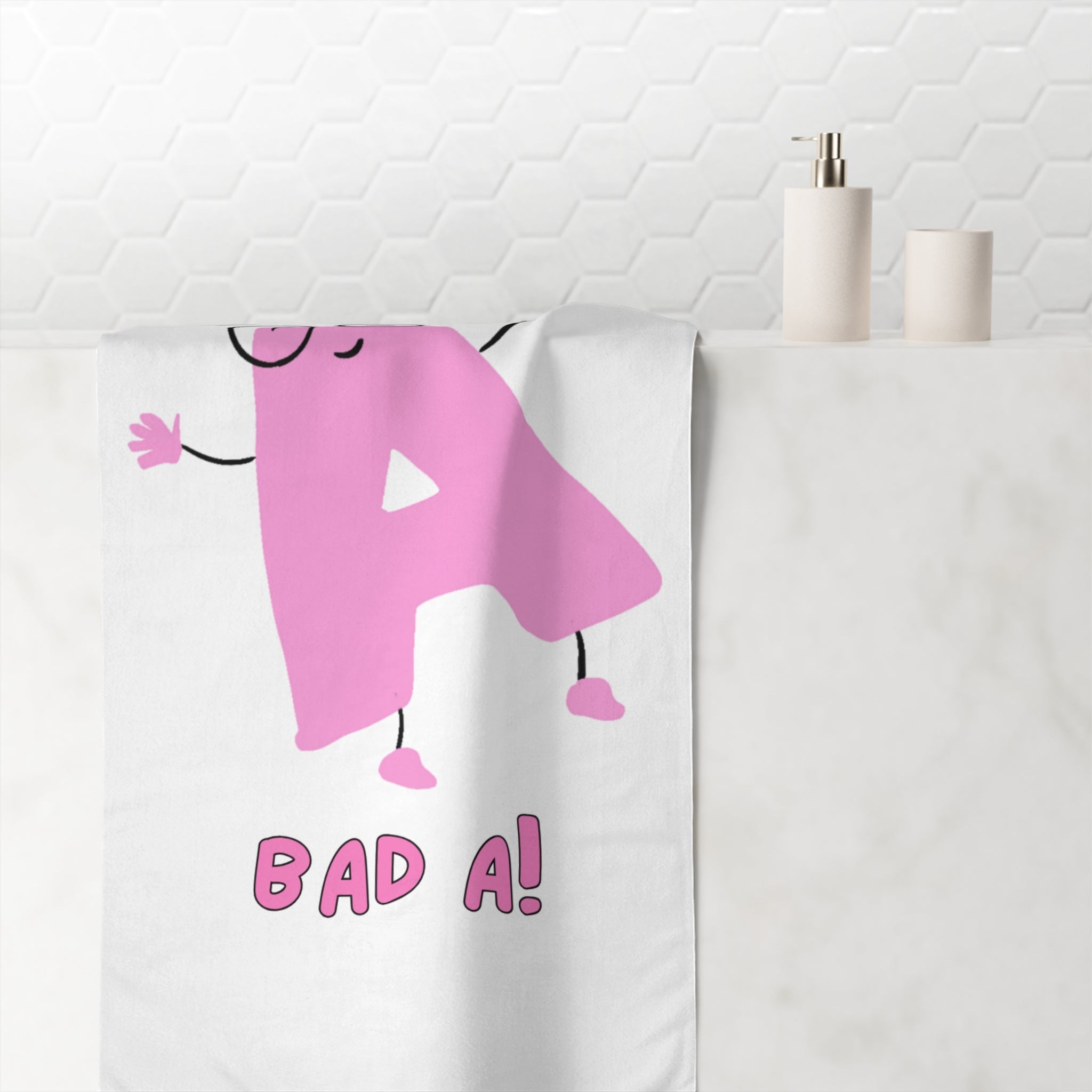 Bad A! Mink Soft Beach Towel