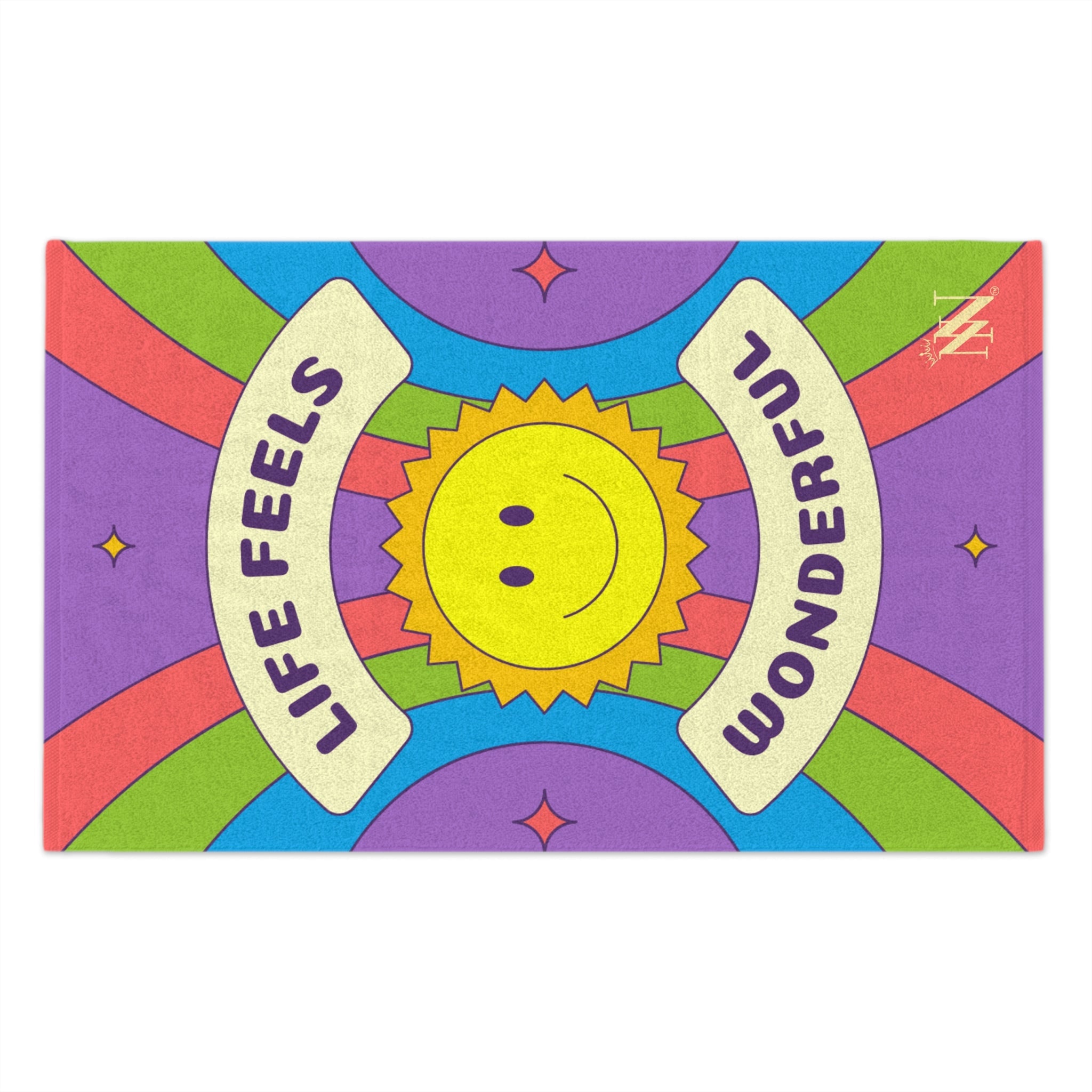 Life Feels Wonderful Retro Sex Towel