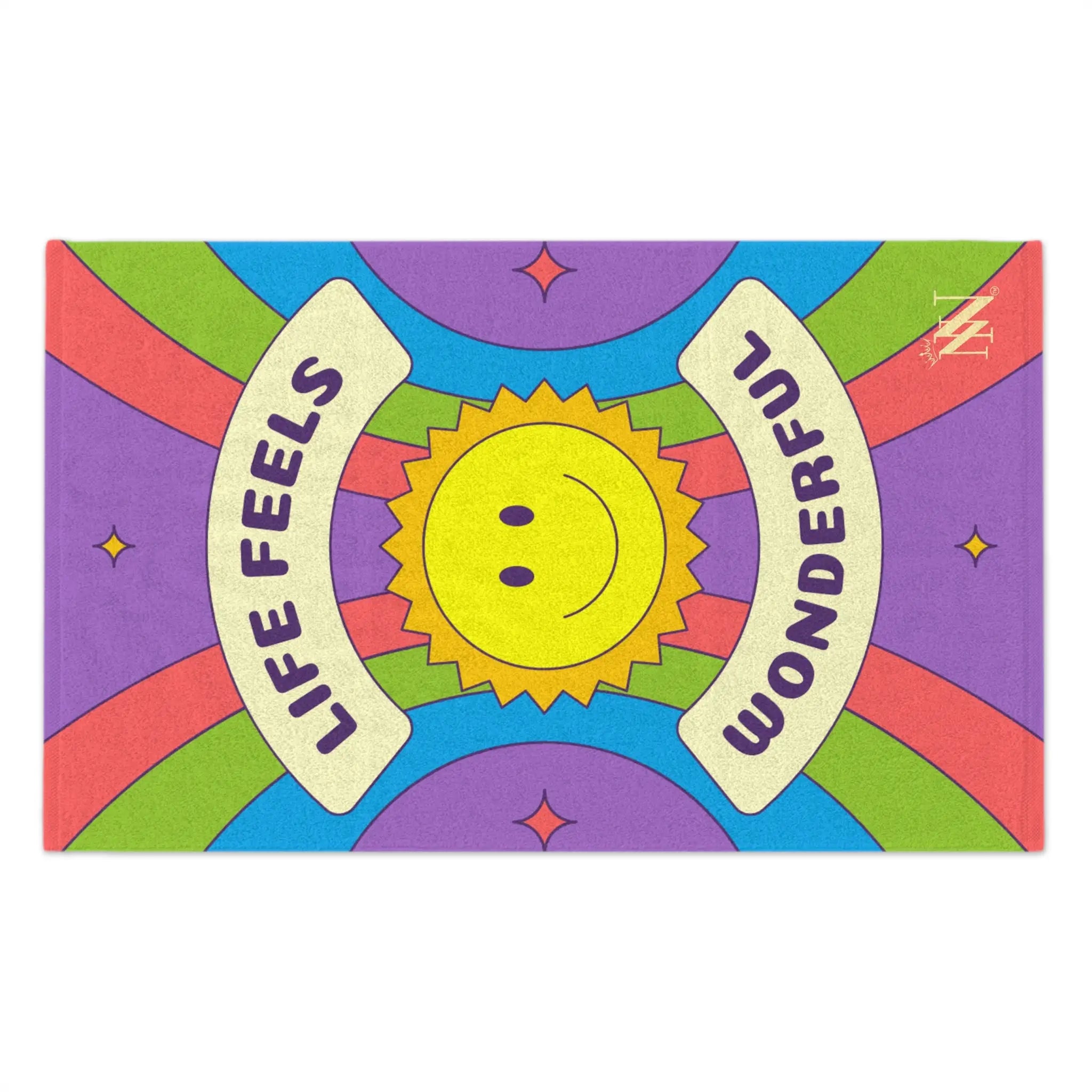 Life Feels Wonderful Retro Sex Towel