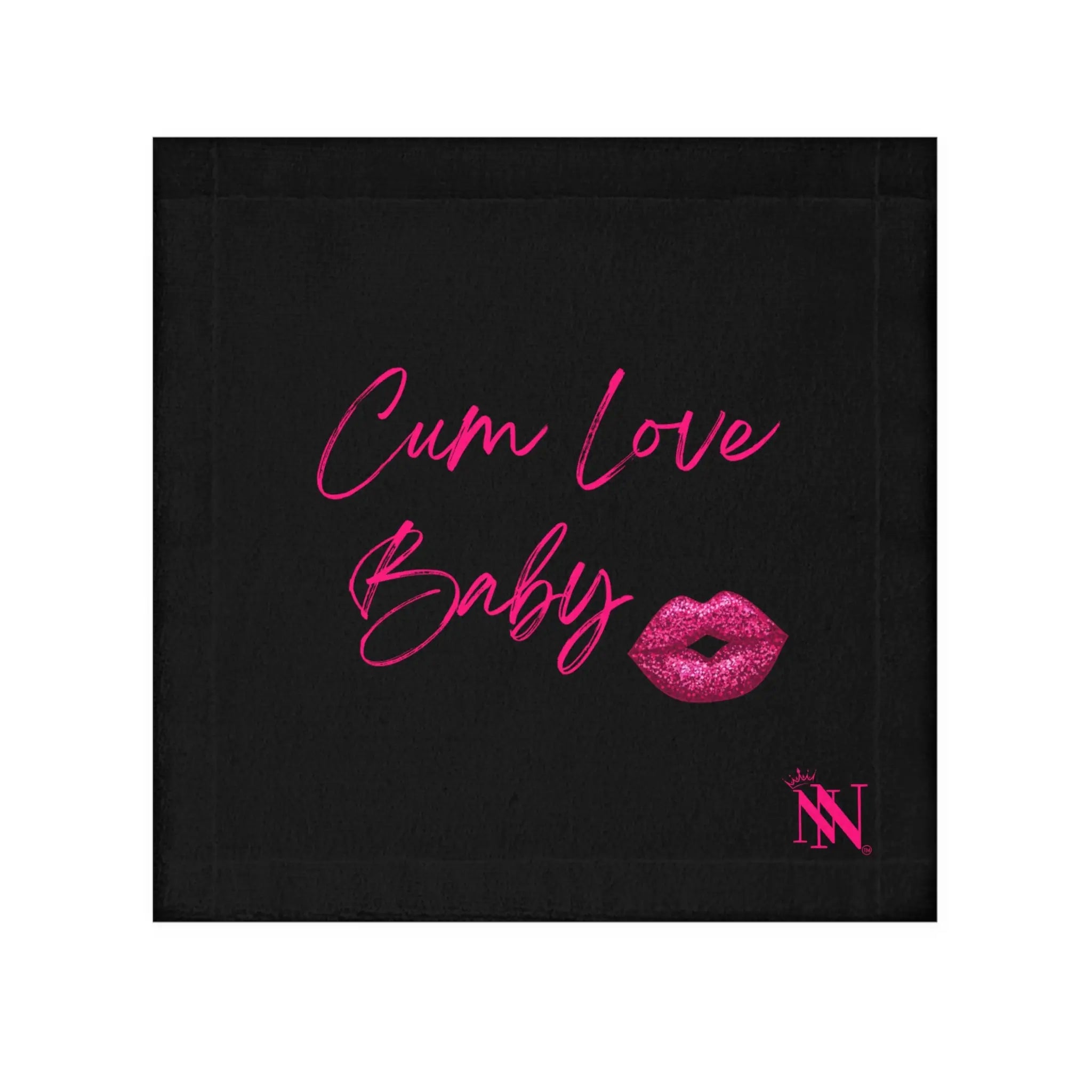 Cum Love Baby Kiss Mark | Nectar Napkins Lils’ Fun-Flirty Lovers’ Towels