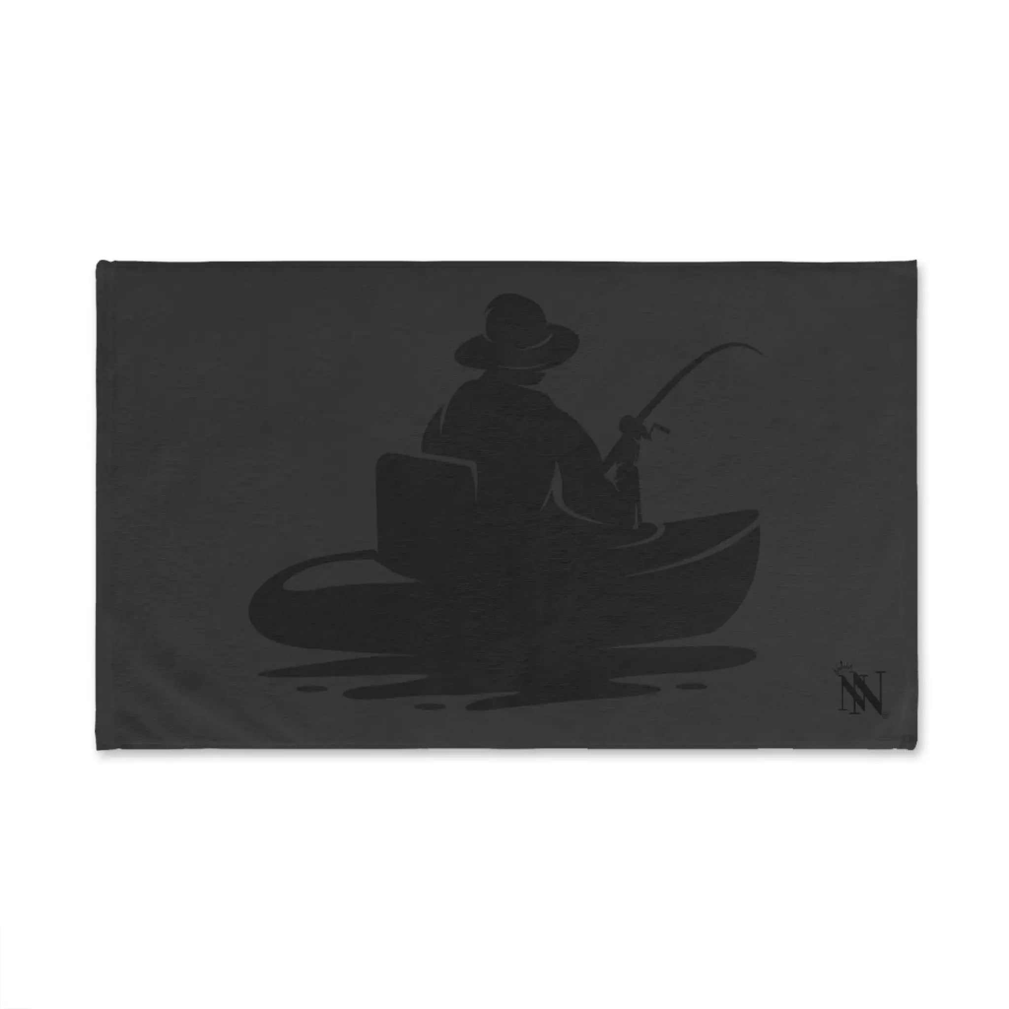 Man in the Boat Dark Grey | Mix & Match Classic Fun-Flirty Lovers’ Towels