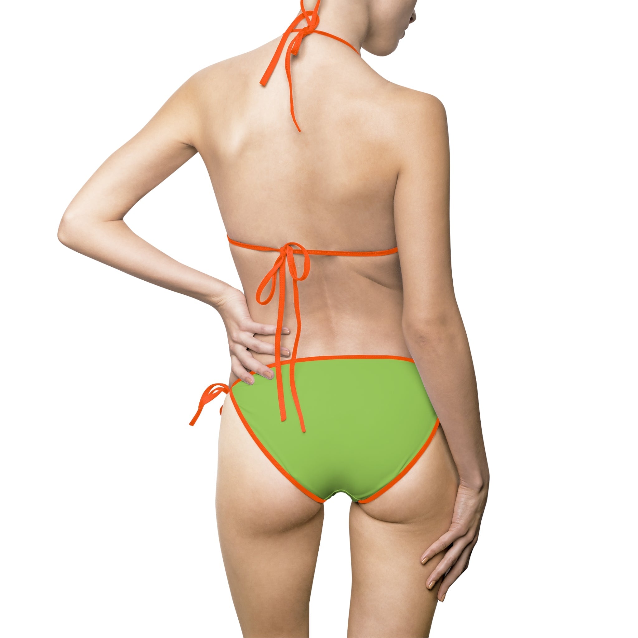 Green Strappy | Mix & Match Fun-Flirty Lovers’ String Bikinis