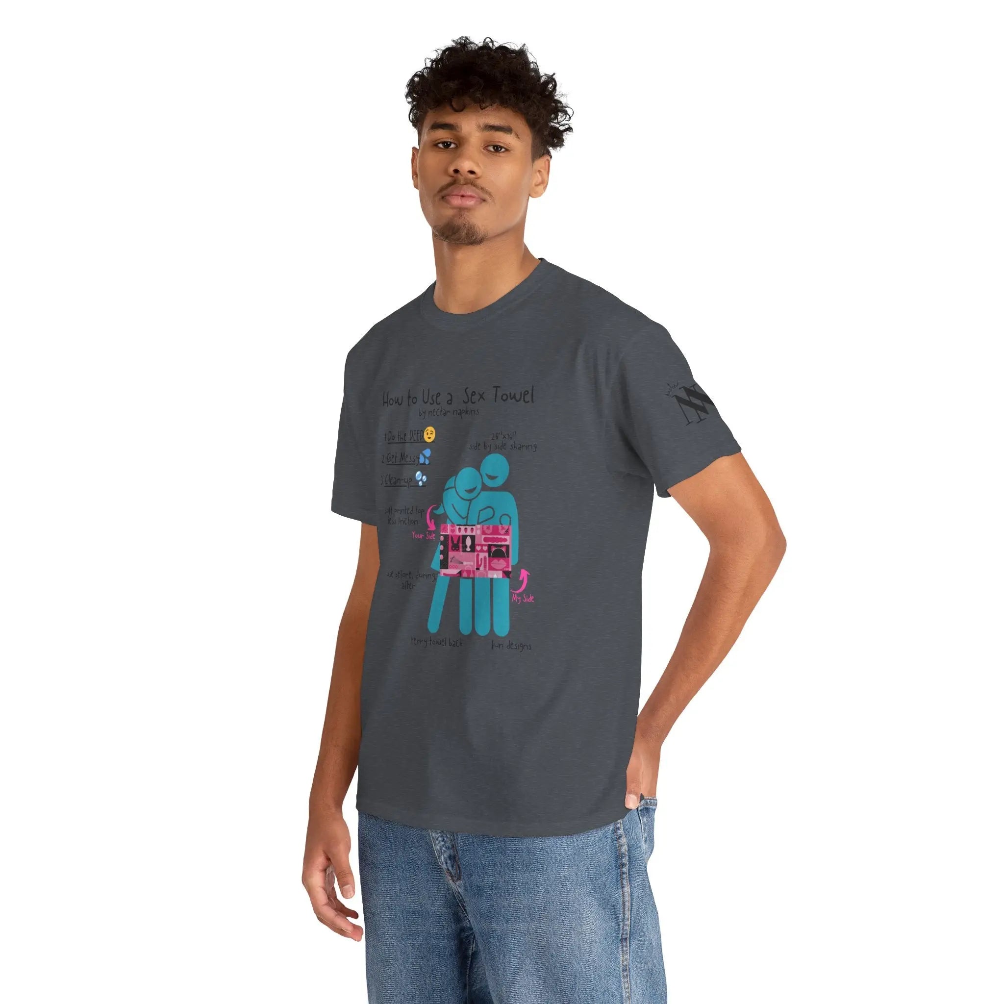 How to Use a Sex Towel | Mix & Match 100% Cotton Unisex Fun-Flirty Lovers’ Tees