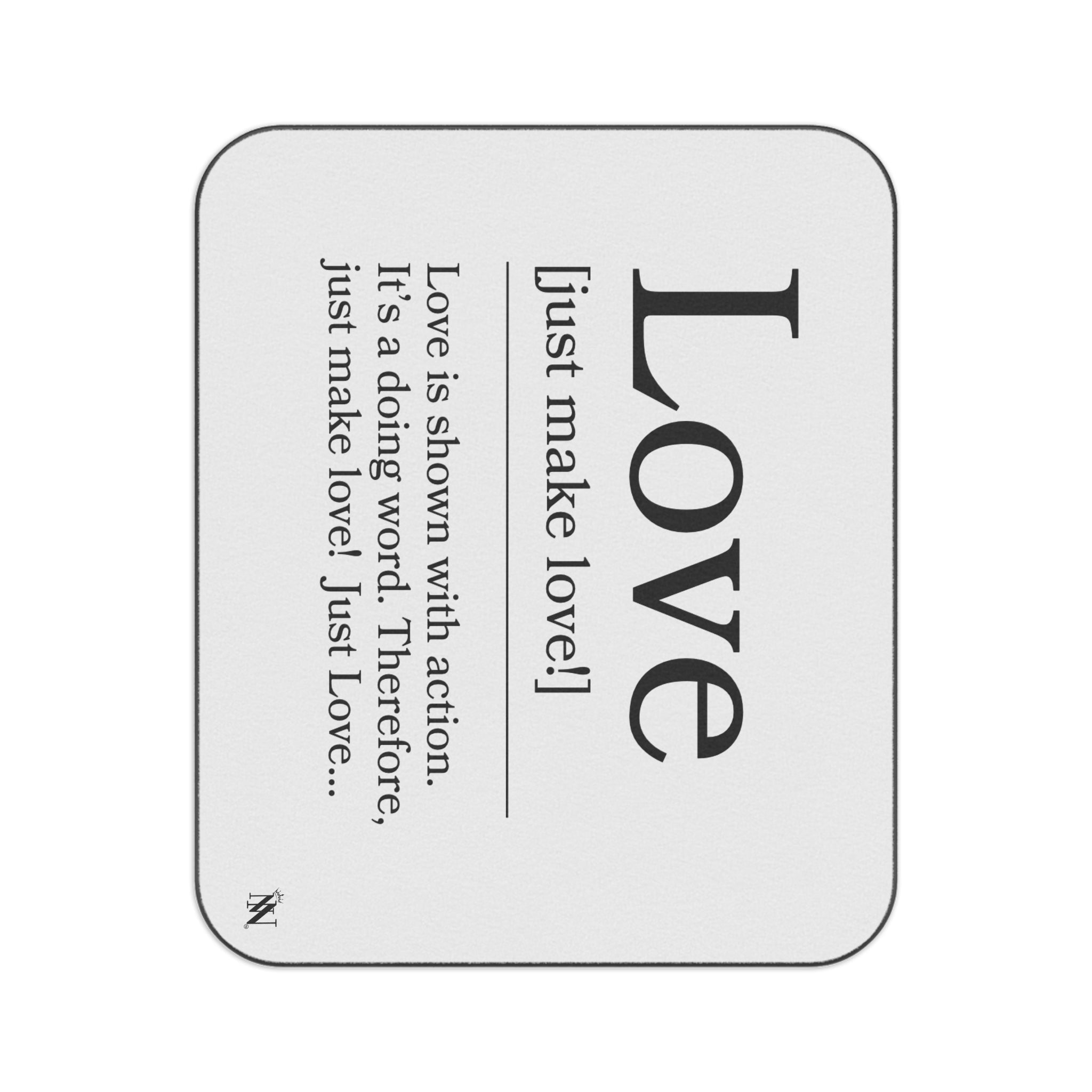 Definition of Love Sex Blanket